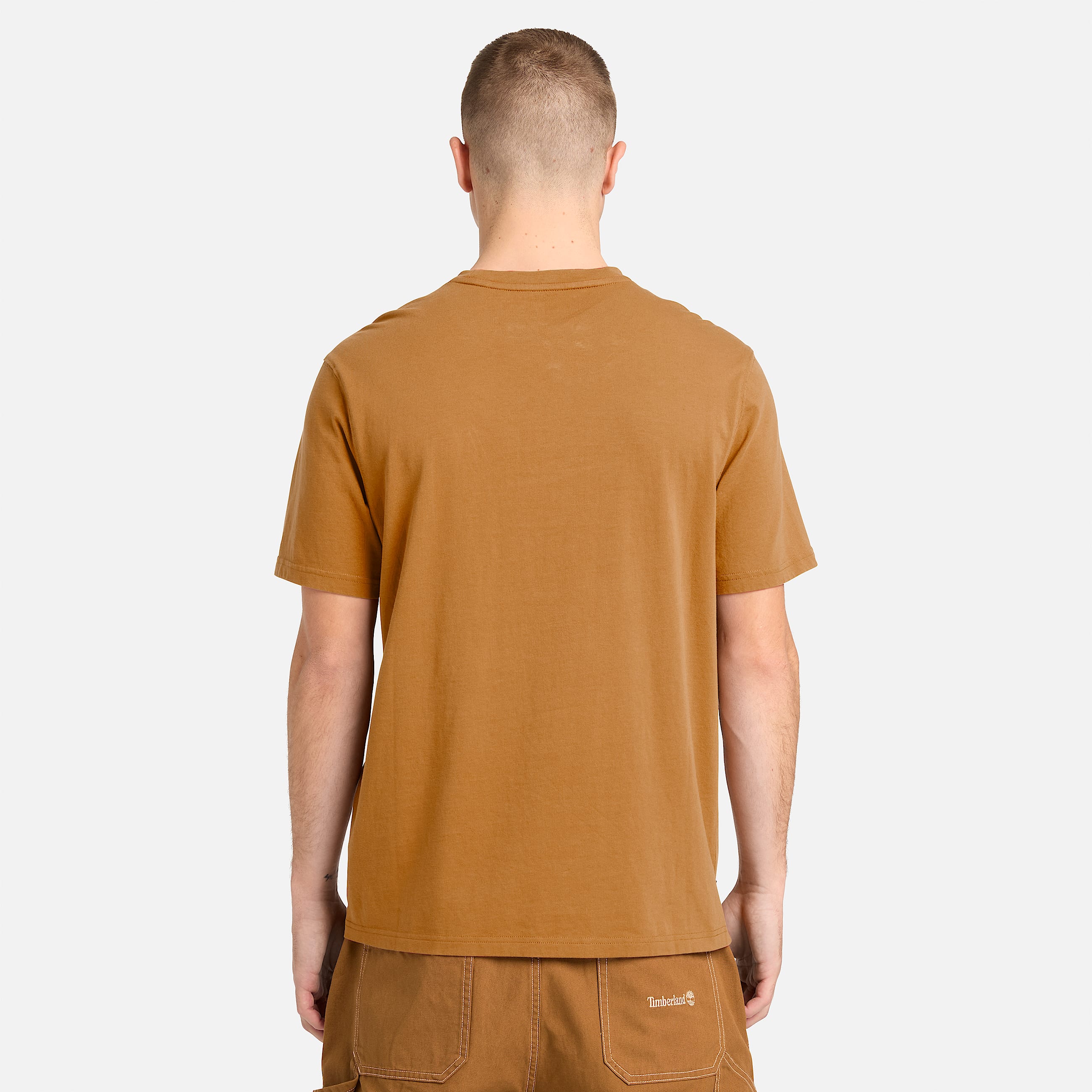 Tshirt dlav  logo brod pour hommes TBL Bl ALT8