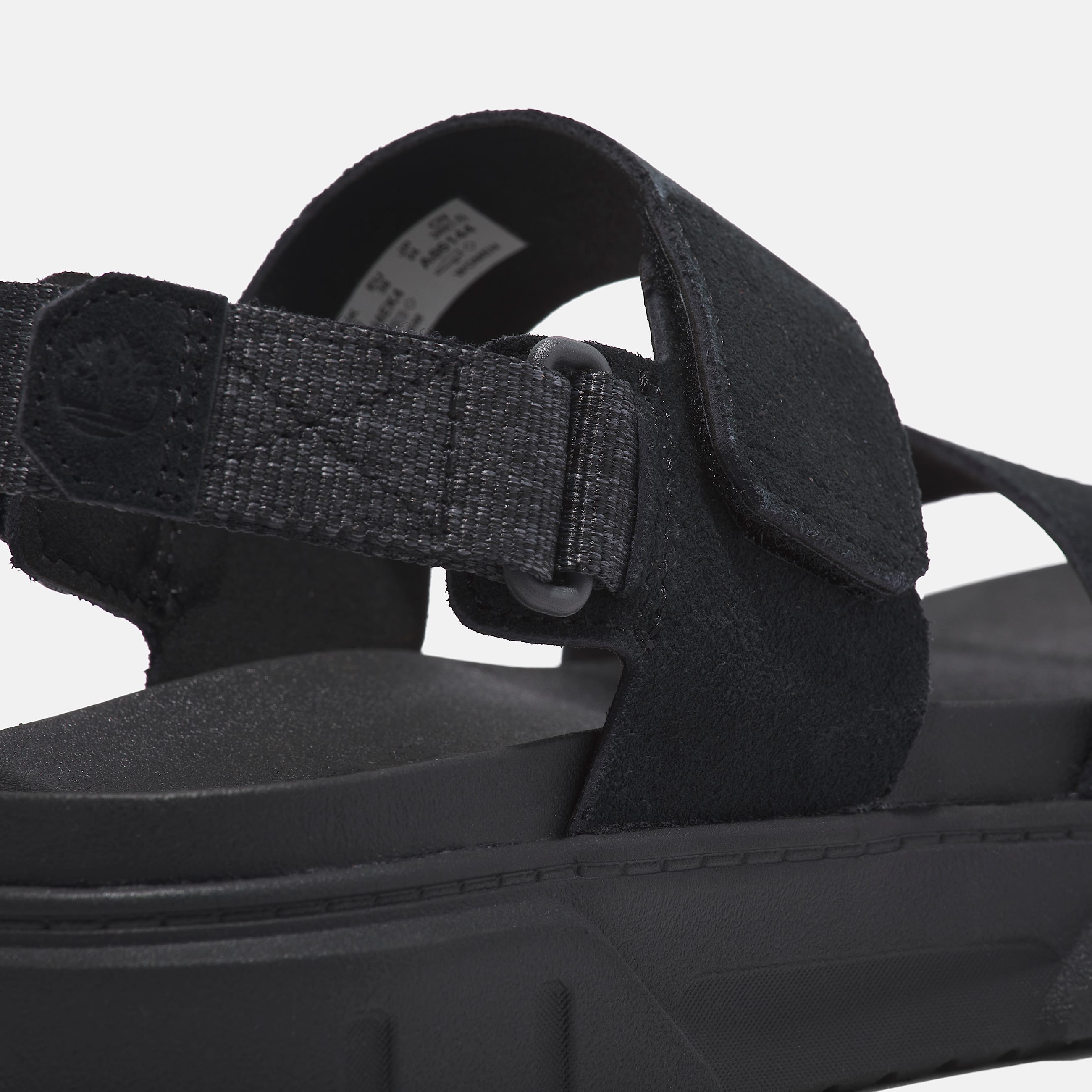 Womens Greyfield Backstrap Sandal TBL Black Suede ALT7