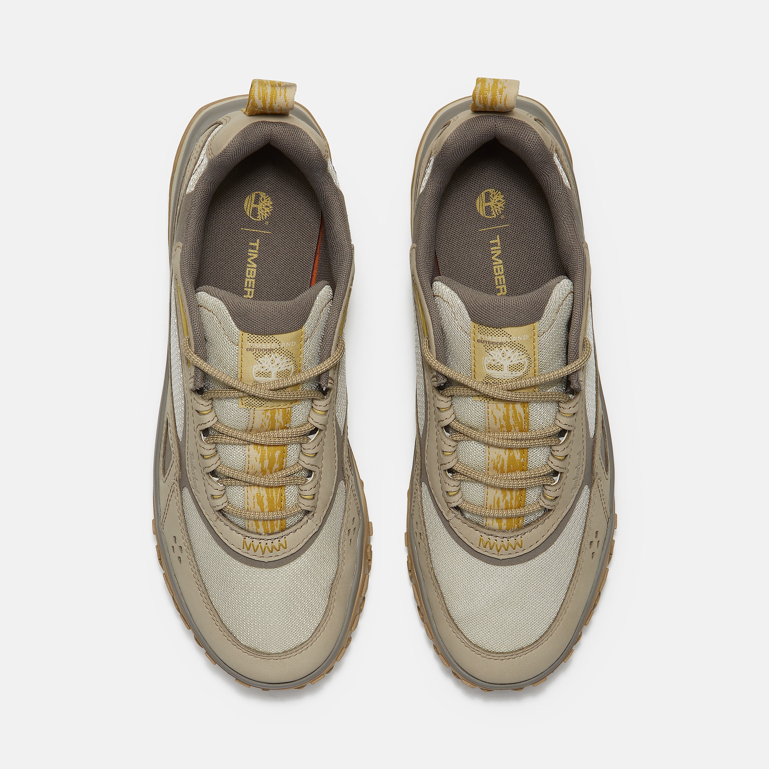 Mens TimberCush Motion 7 Sneaker TBL Light Beige Mesh ALT2