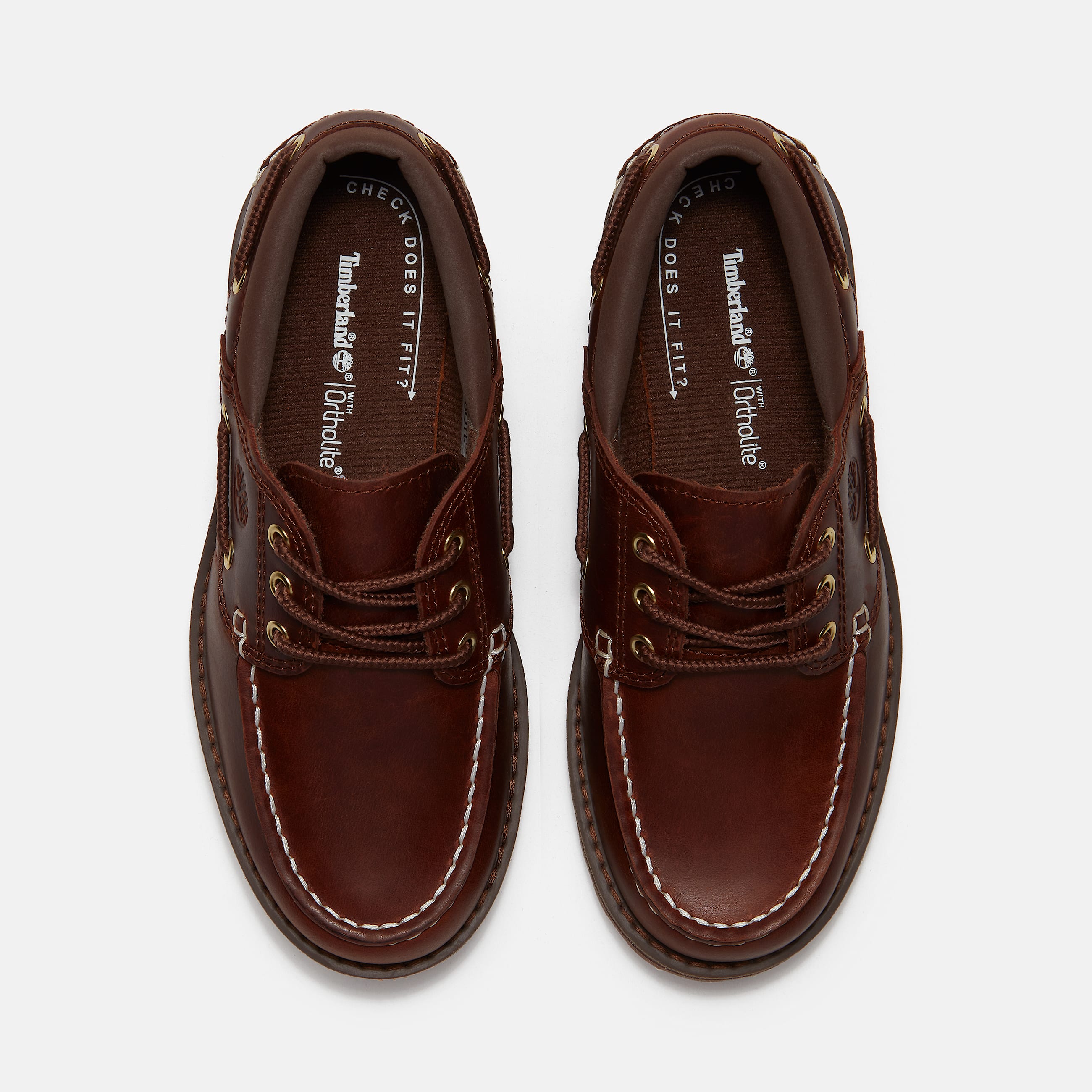 Zapatos nuticos Timberland Authentic para jvenes TBL xido grano entero ALT2