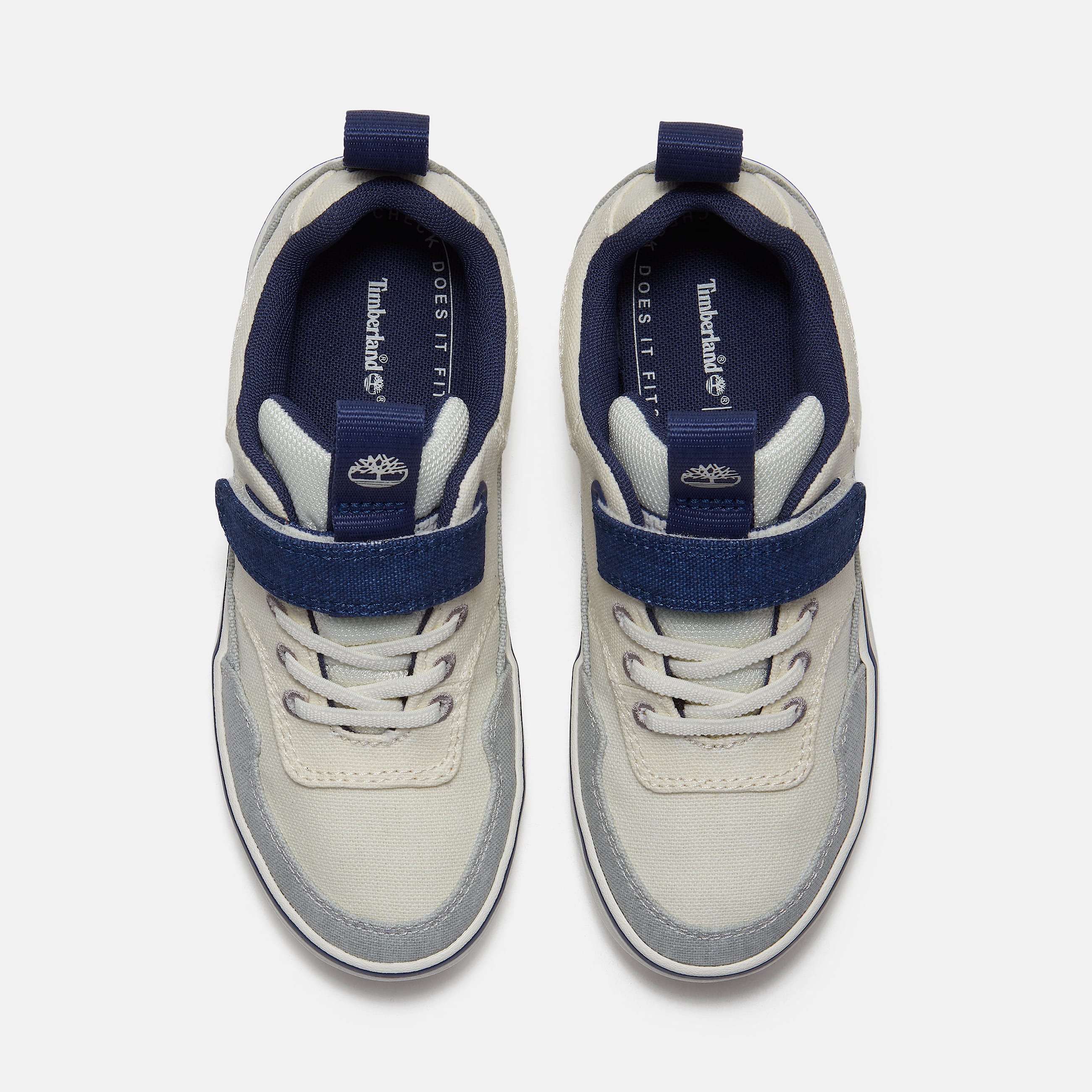 Youth Stone Jump HookandLoop Sneaker TBL Natural Canvas ALT2