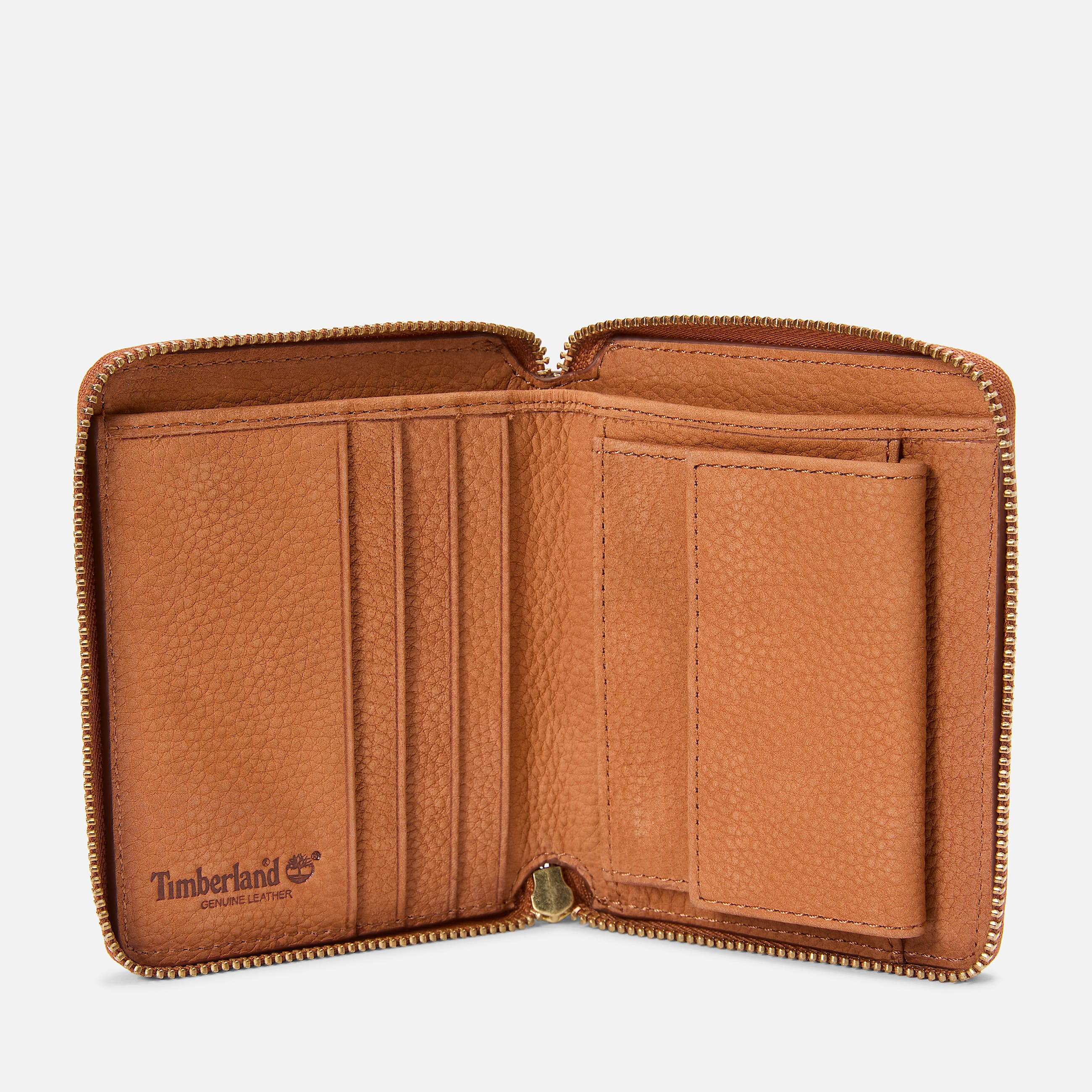 Cartera con cierre y bolsillo para monedas Tuckerman TBL Beige ALT1