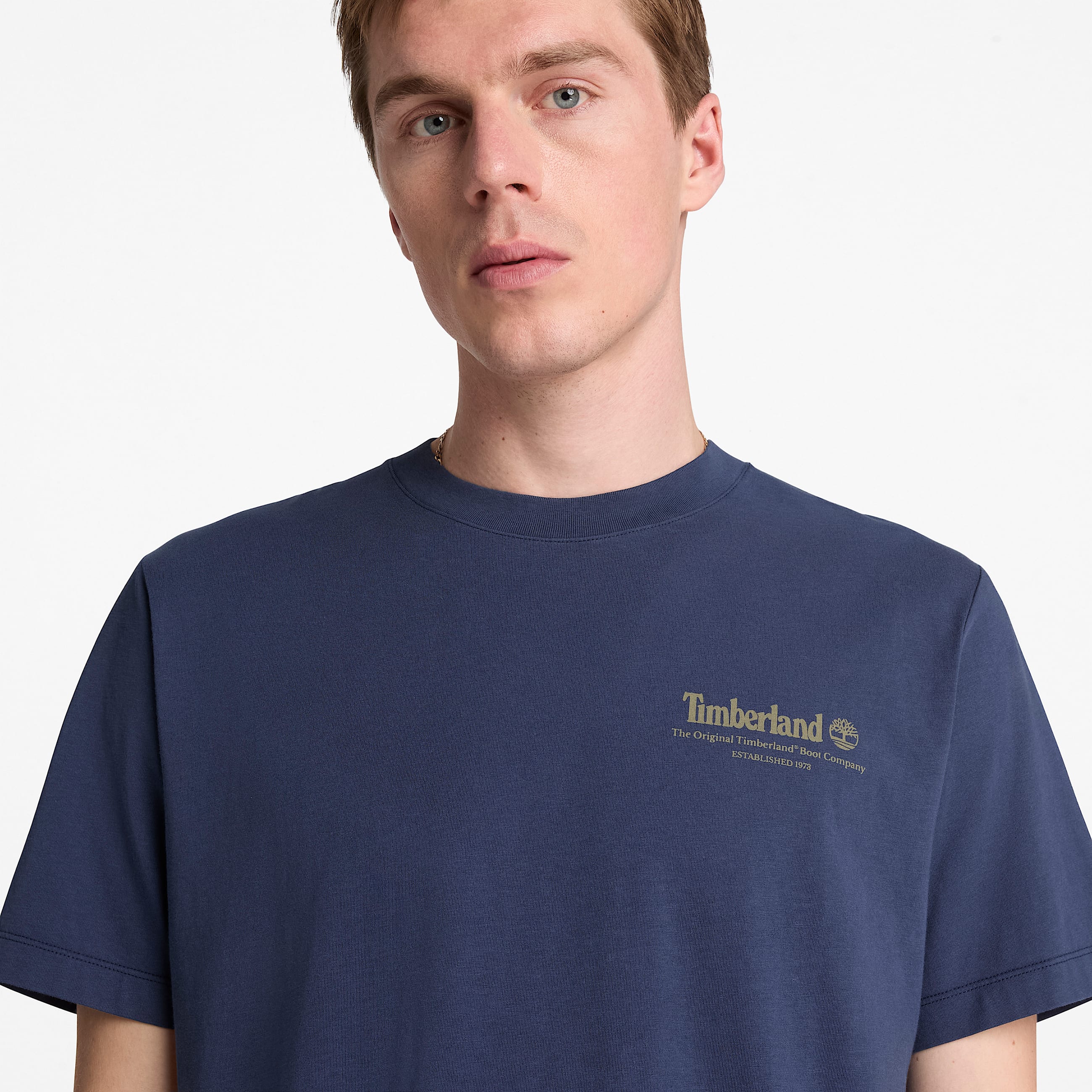 Mens Bootmakers ShortSleeve Graphic TShirt TBL Mood Indigo ALT3