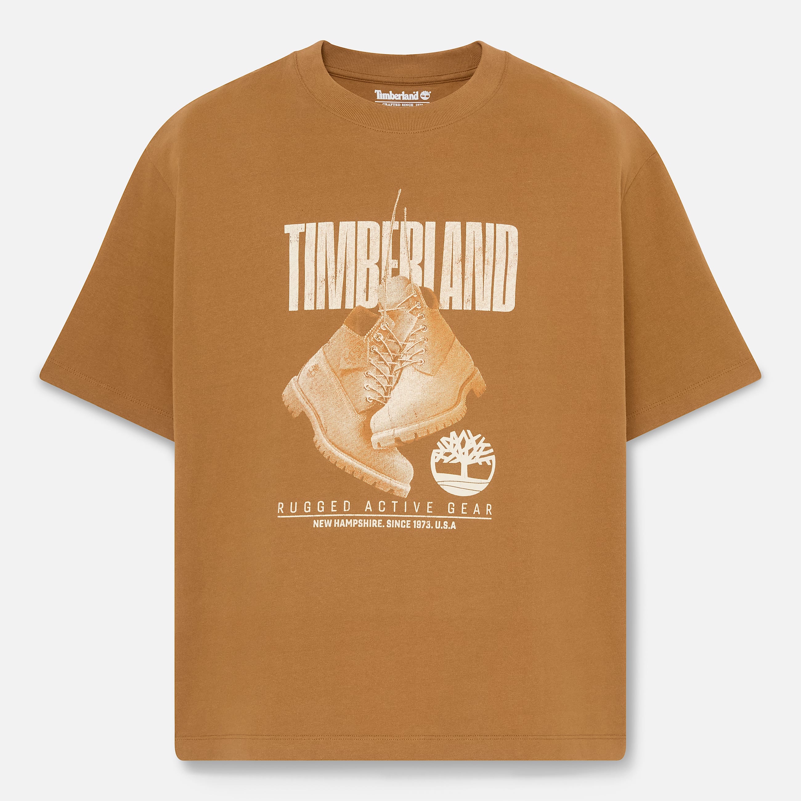 Playera de manga corta Rugged Boot para Hombre TBL Trigo oscuro HERO