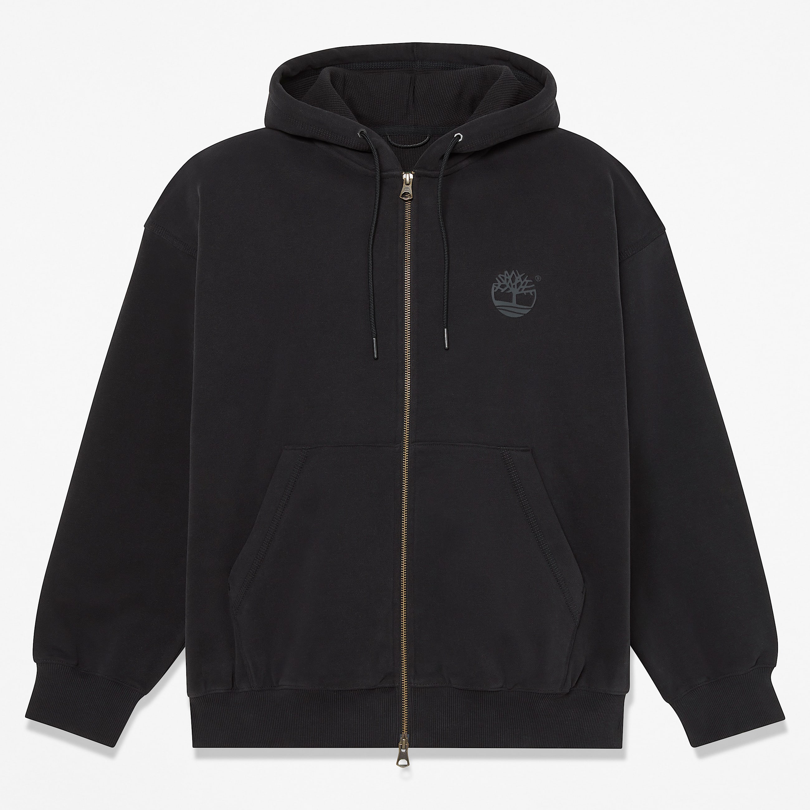 Mens Iconic FullZip Hoodie TBL Black HERO