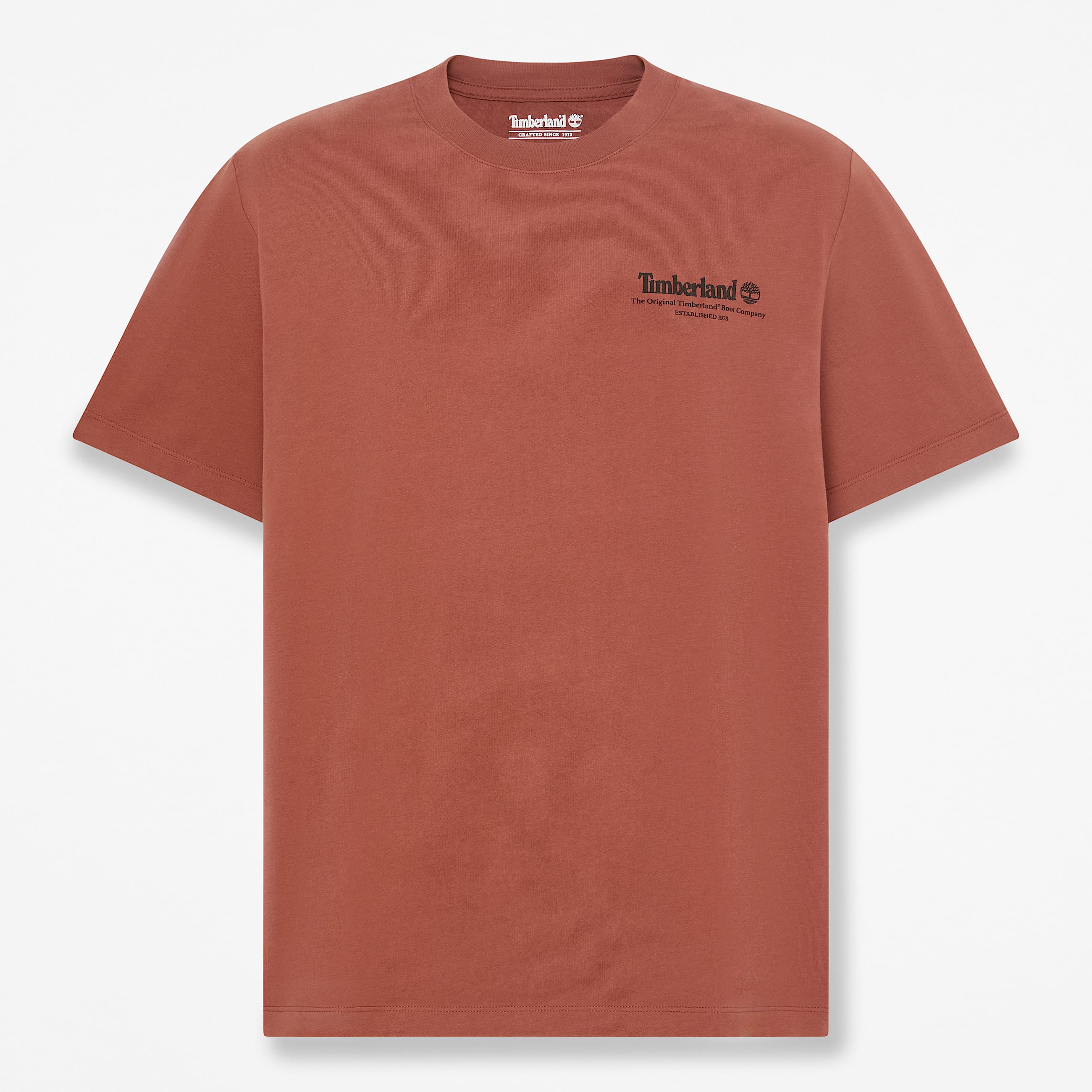 Mens Bootmakers ShortSleeve Graphic TShirt TBL Brown HERO