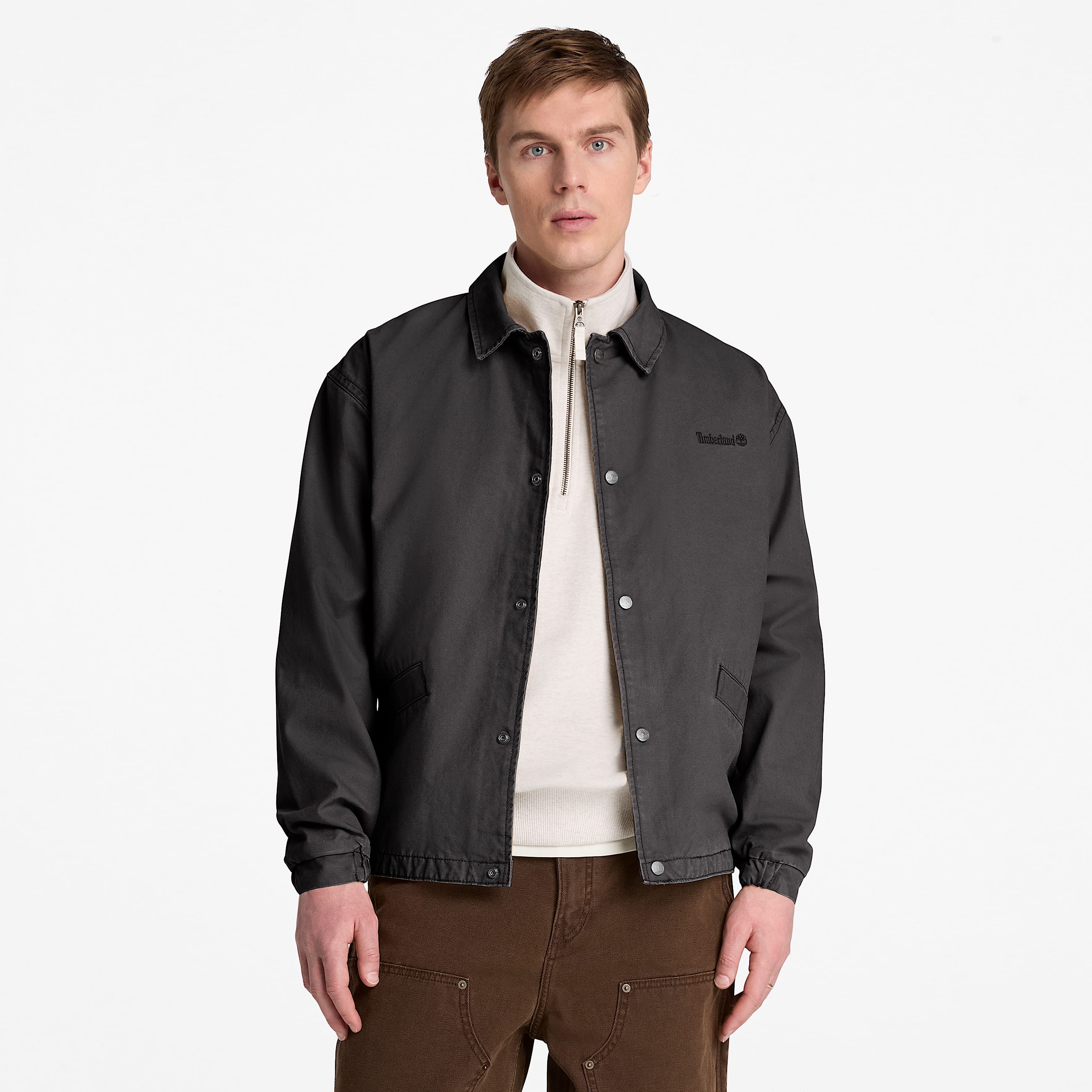 Mens Coach Jacket TBL Vintage Black ALT1