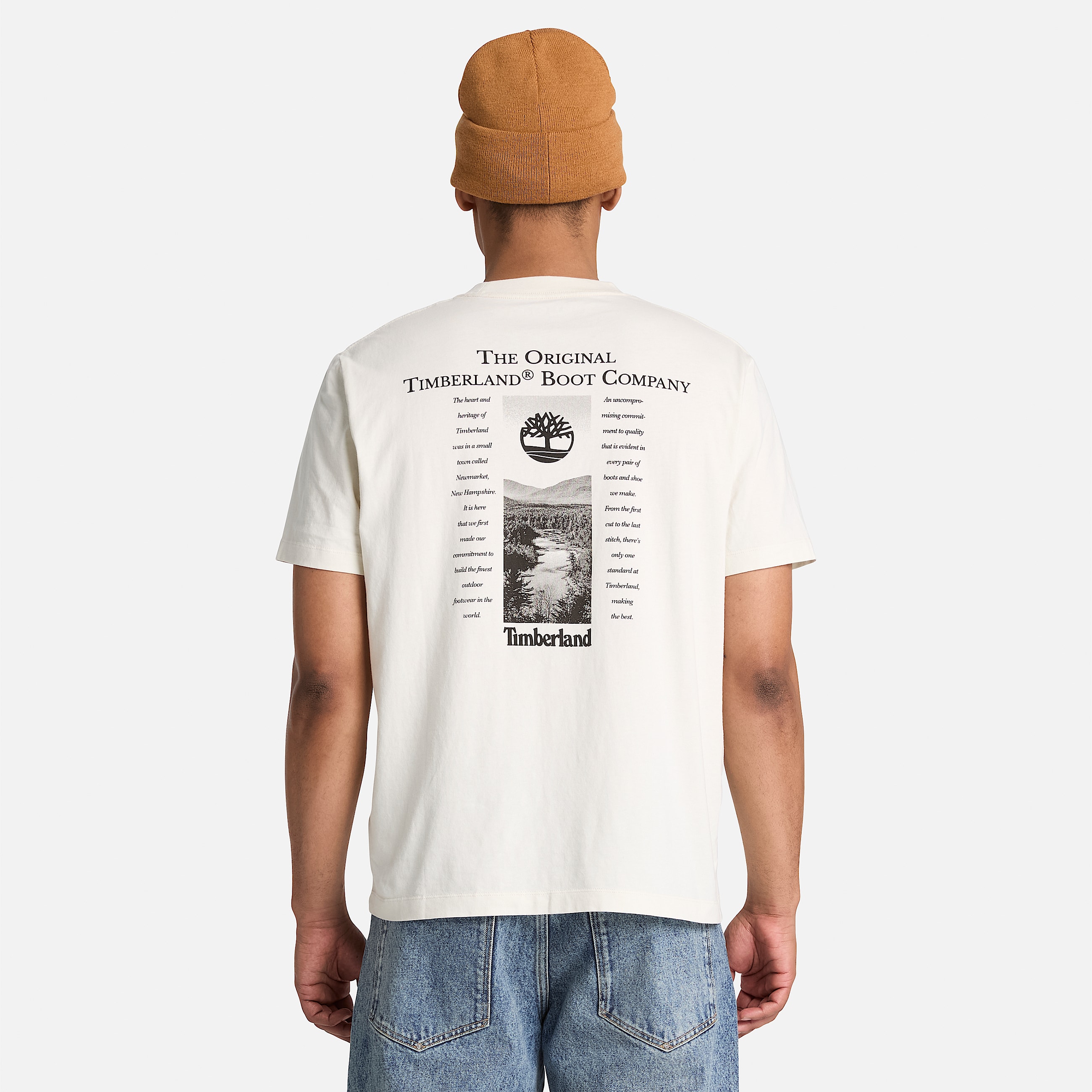 Mens New Hampshire Heritage Graphic TShirt TBL Vintage White ALT8