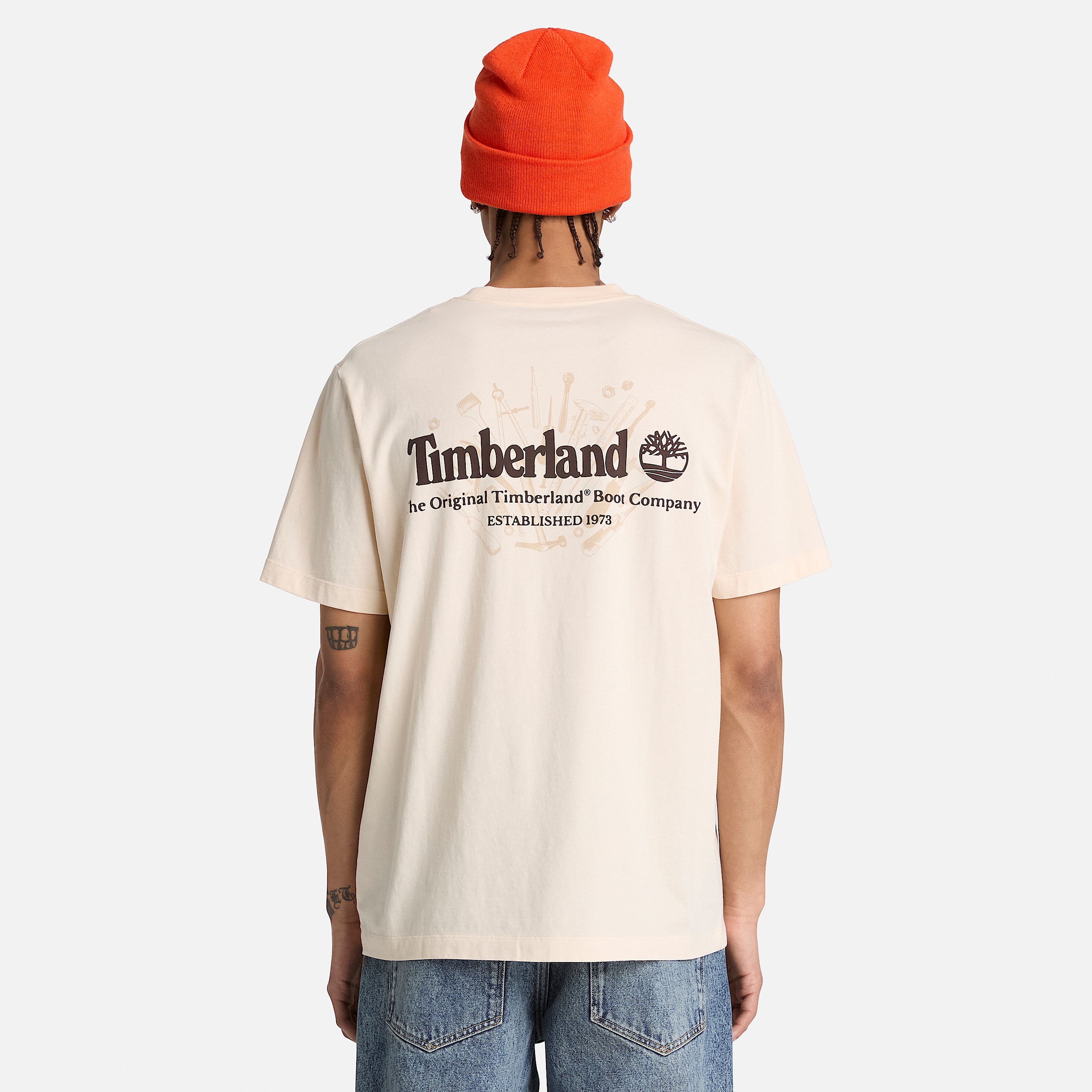 Mens Bootmakers ShortSleeve Graphic TShirt TBL White Smoke ALT8
