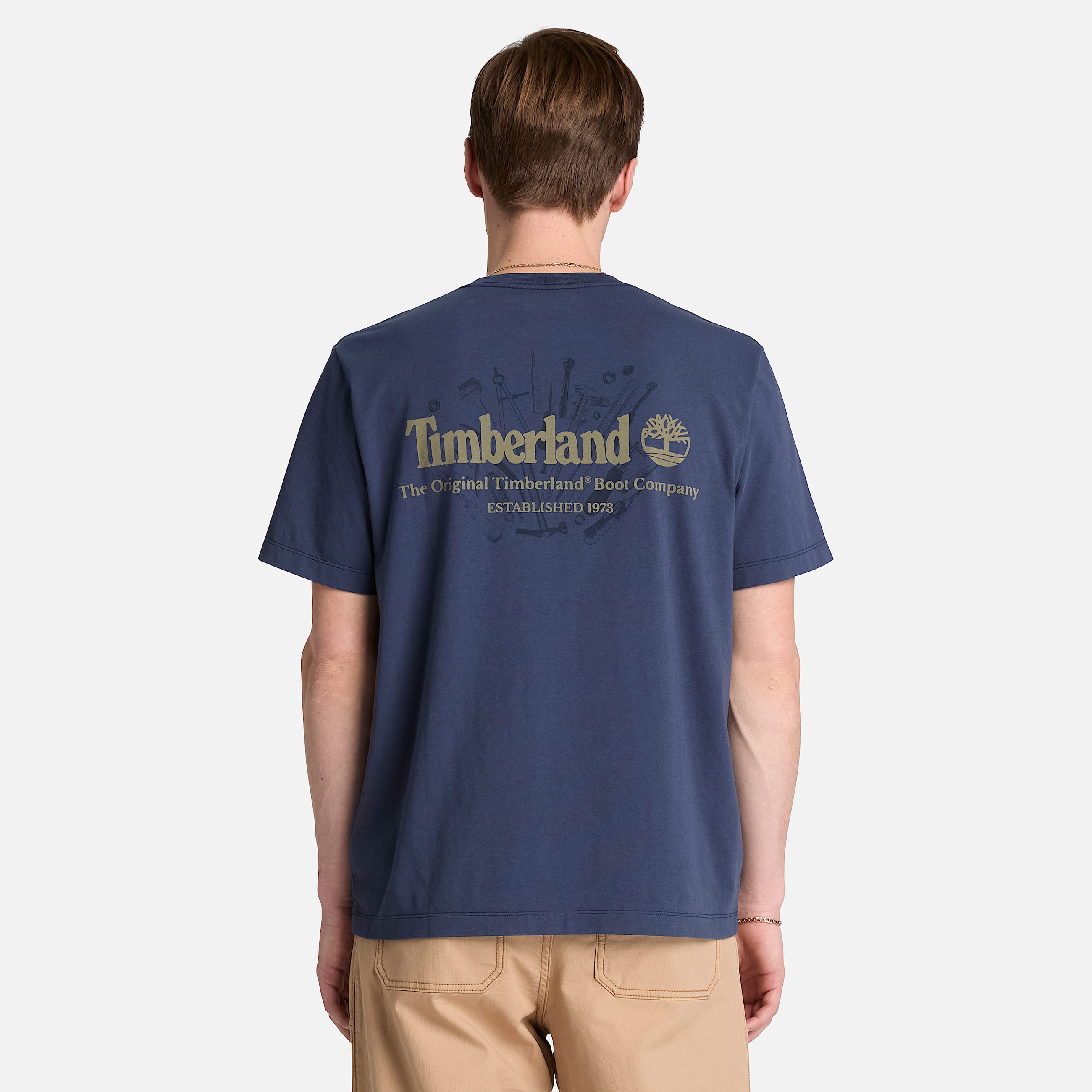 Mens Bootmakers ShortSleeve Graphic TShirt TBL Mood Indigo ALT8