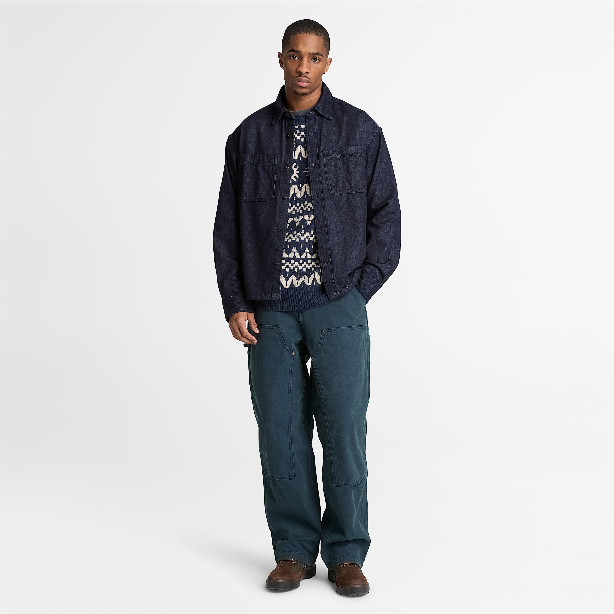 Mens Denim Pocket Shirt TBL Rinse Wash ALT2