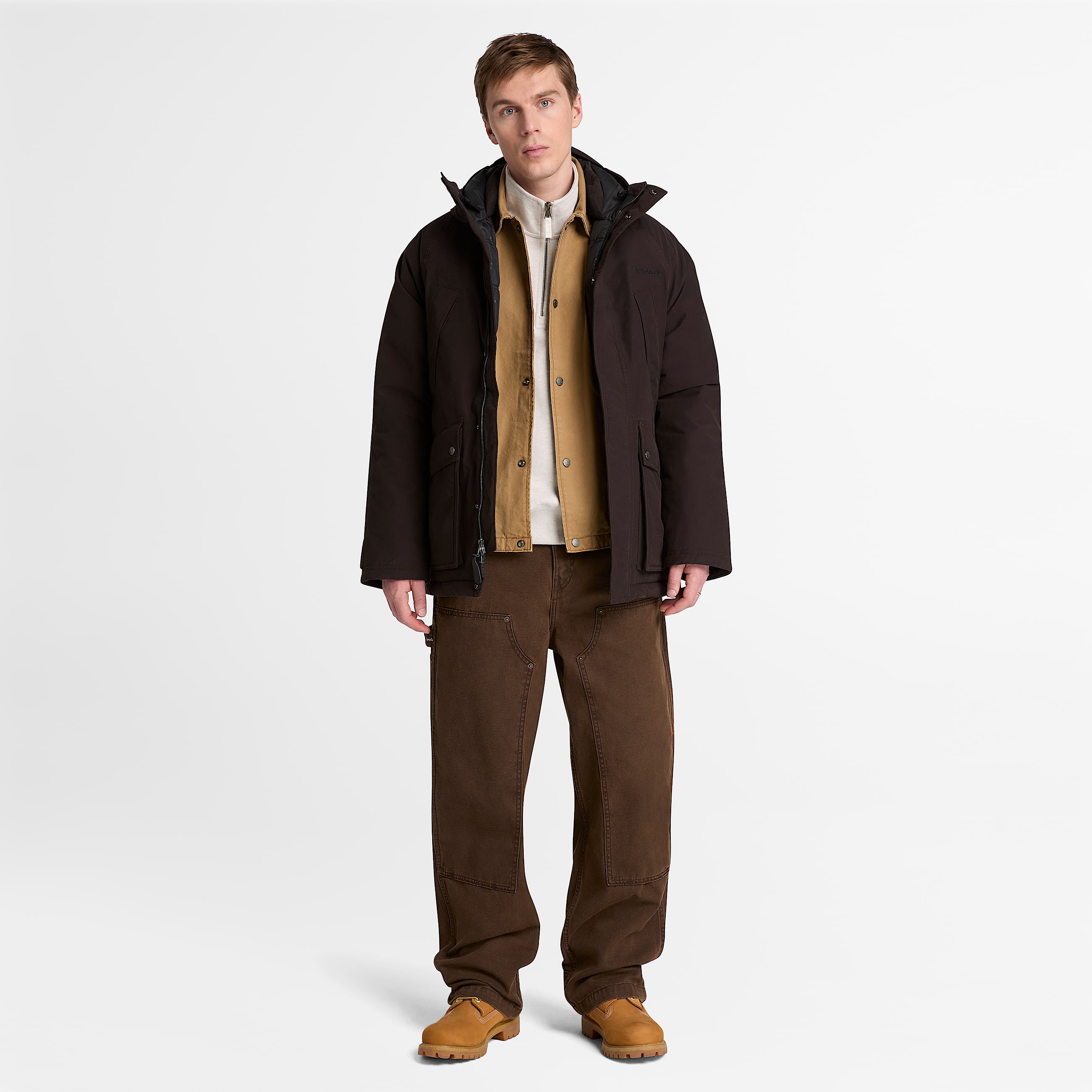 Mens Coach Jacket TBL Medium Brown ALT2