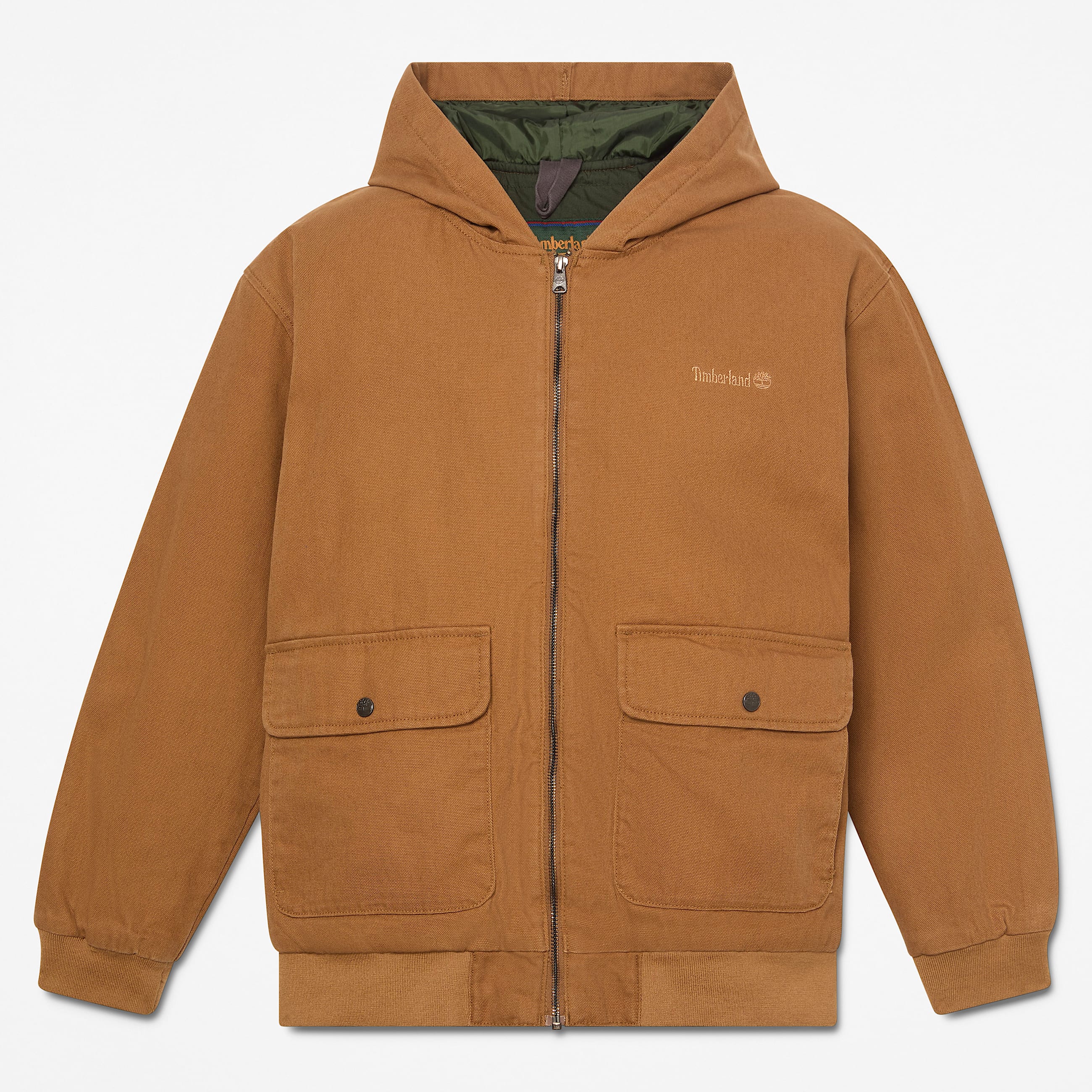 Mens Insulated Canvas Bomber TBL Dark Wheat HERO
