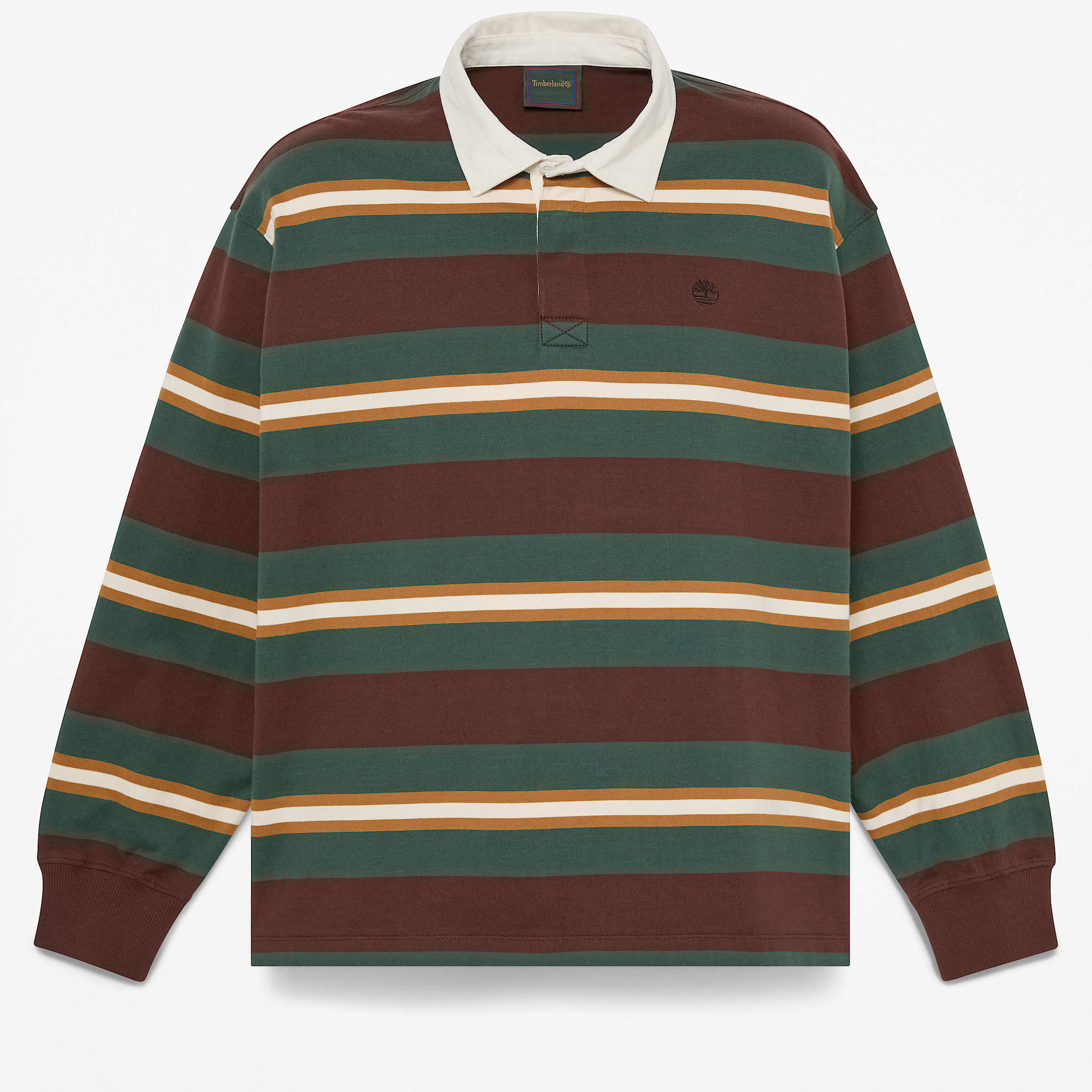 Mens LongSleeve Rugby Polo TBL Chicory Coffee Brown HERO