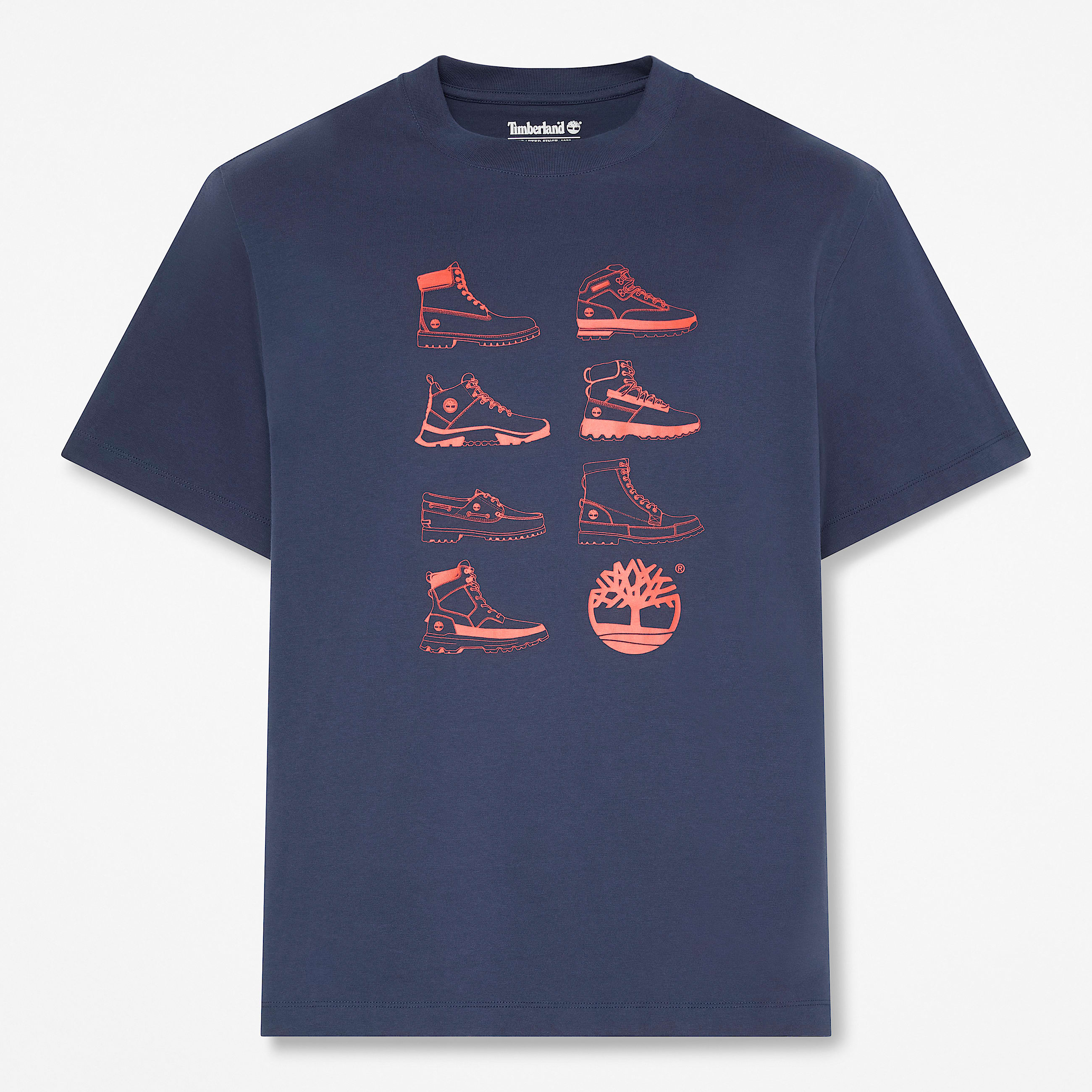Mens Iconic Footwear ShortSleeve TShirt TBL Mood Indigo HERO