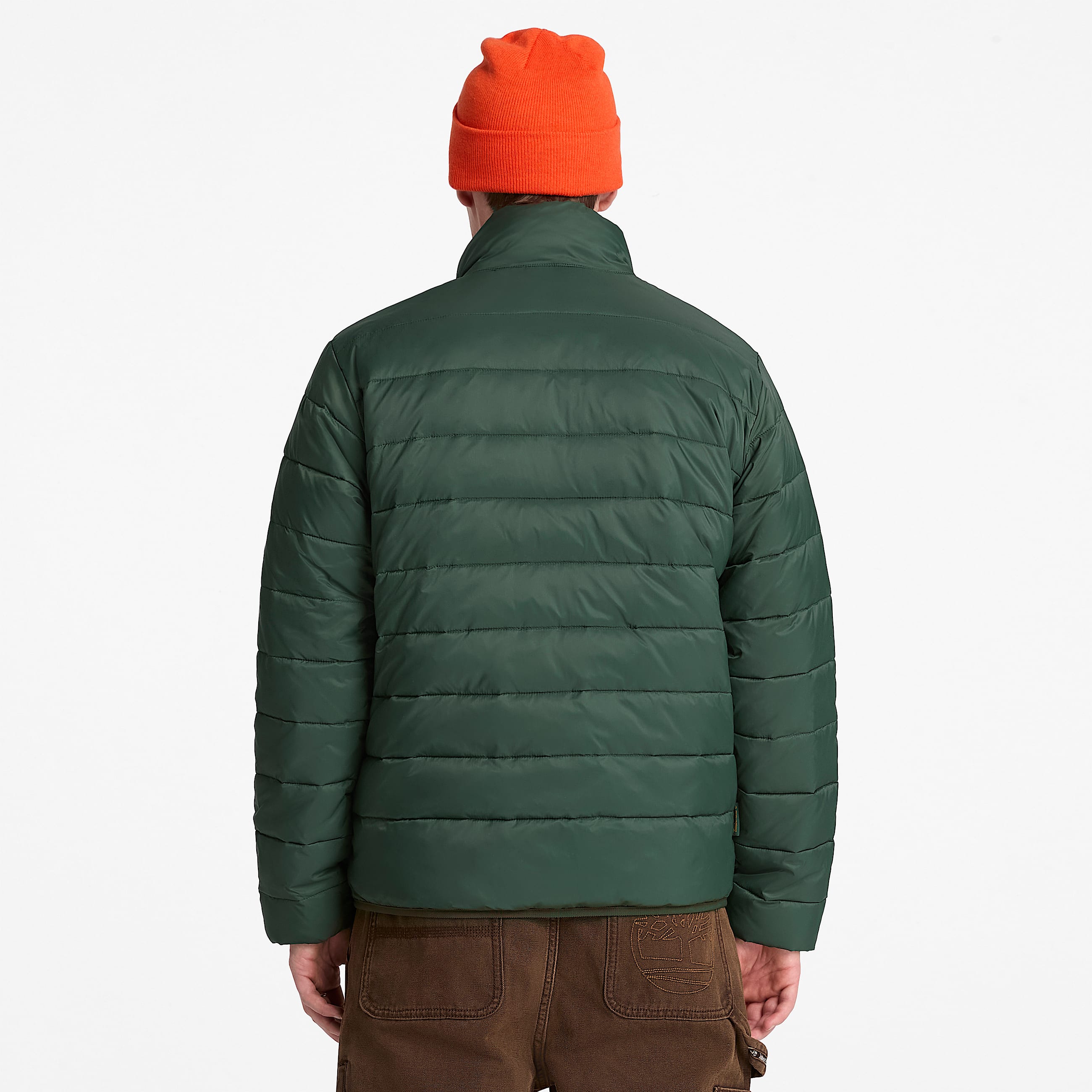 Mens Lightweight Puffer Jacket TBL Dark Green ALT8