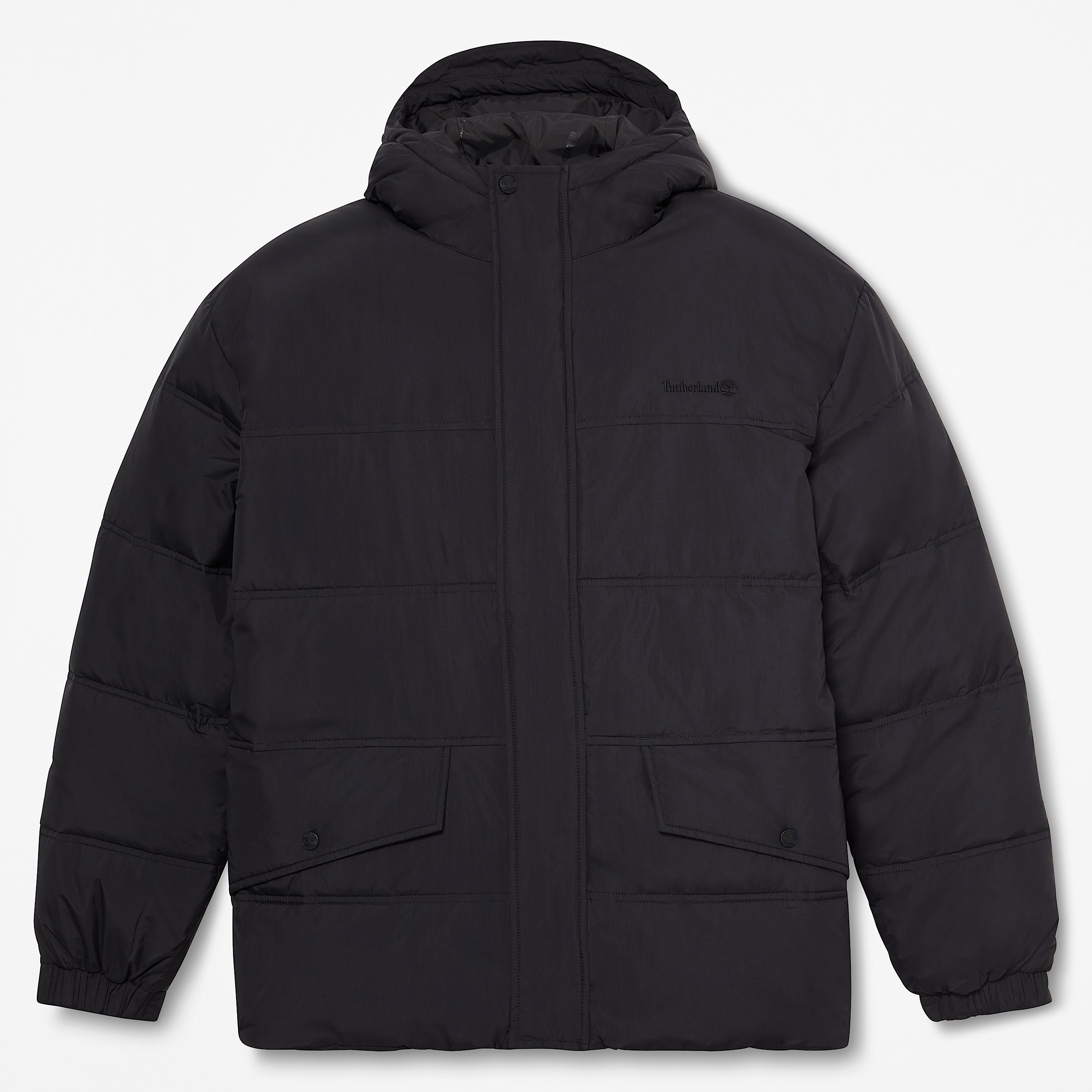 Mens Water Repellent Puffer Jacket TBL Black HERO