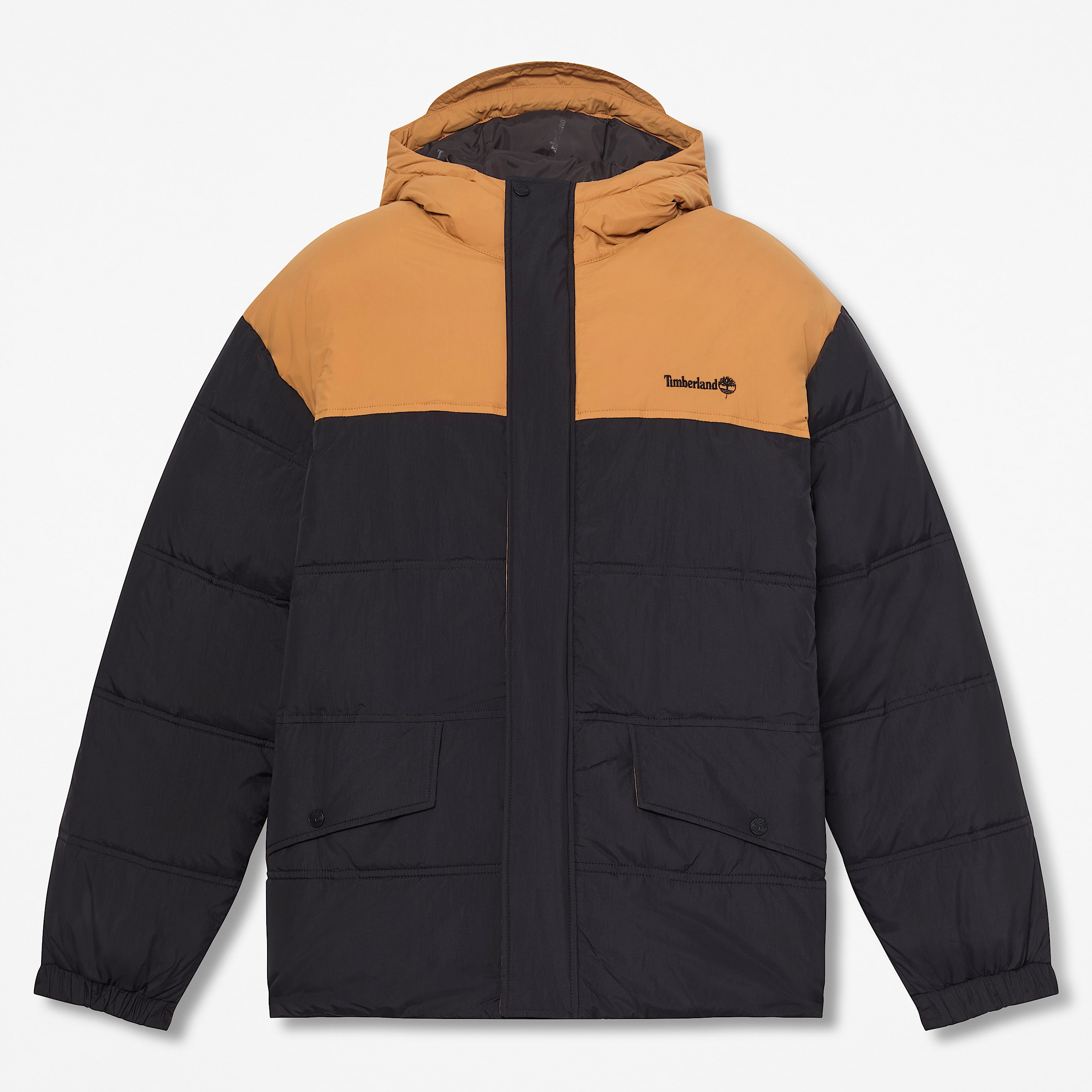 Mens Water Repellent Puffer Jacket TBL BlackWheat HERO