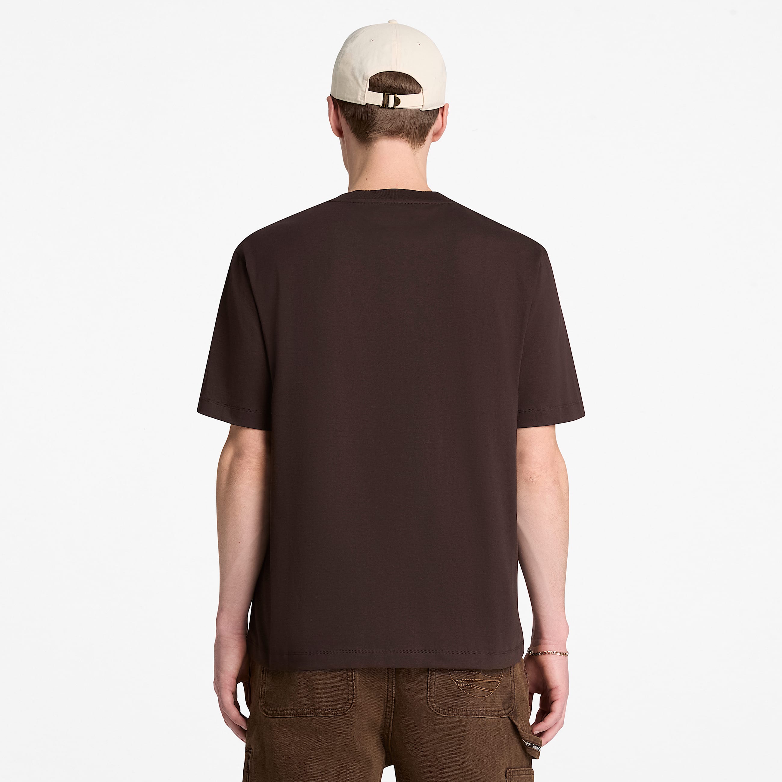 Mens Stack Logo Graphic ShortSleeve TShirt TBL Dark Brown ALT8