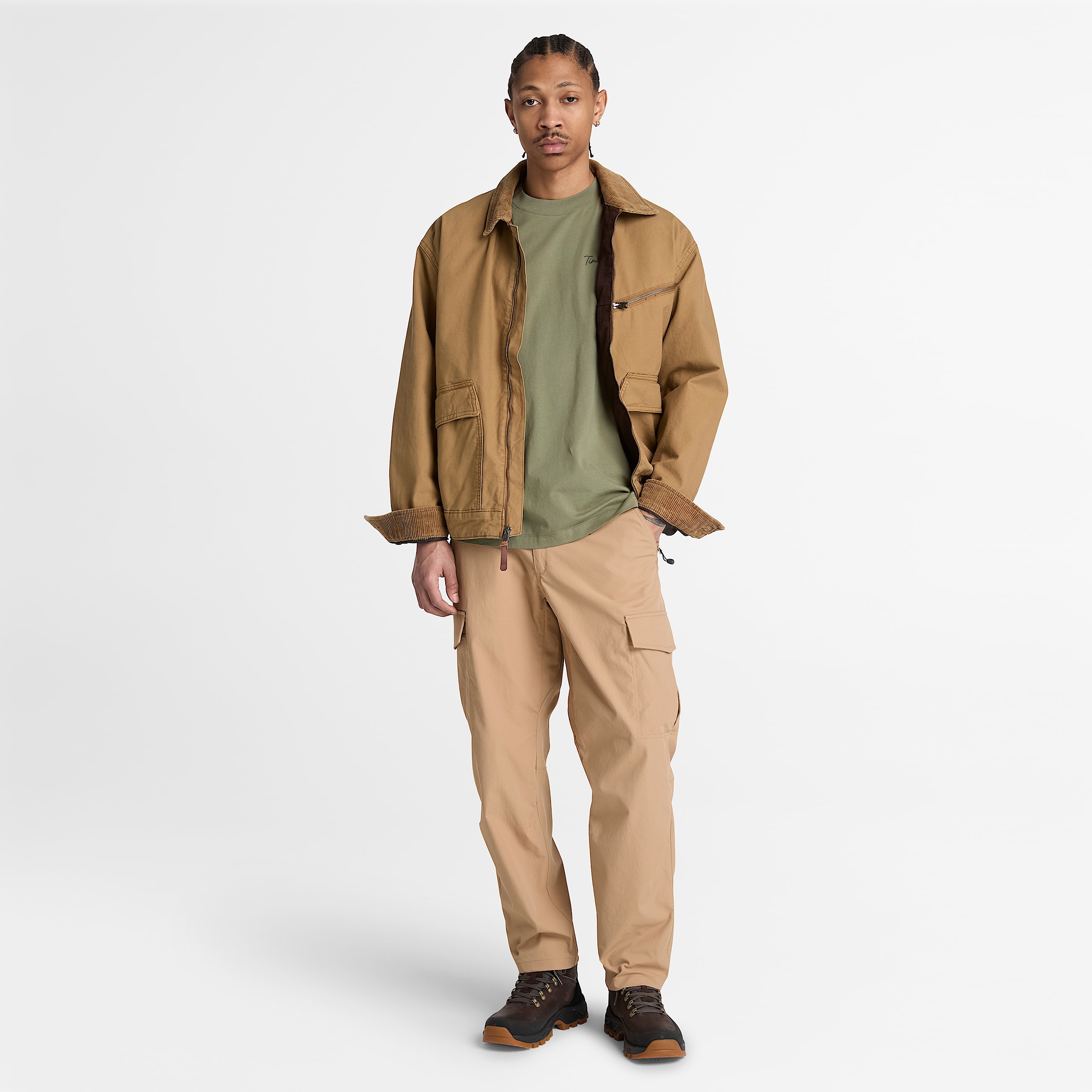 Mens QuickDry Stretch Cargo Pant TBL Earth Brown ALT2
