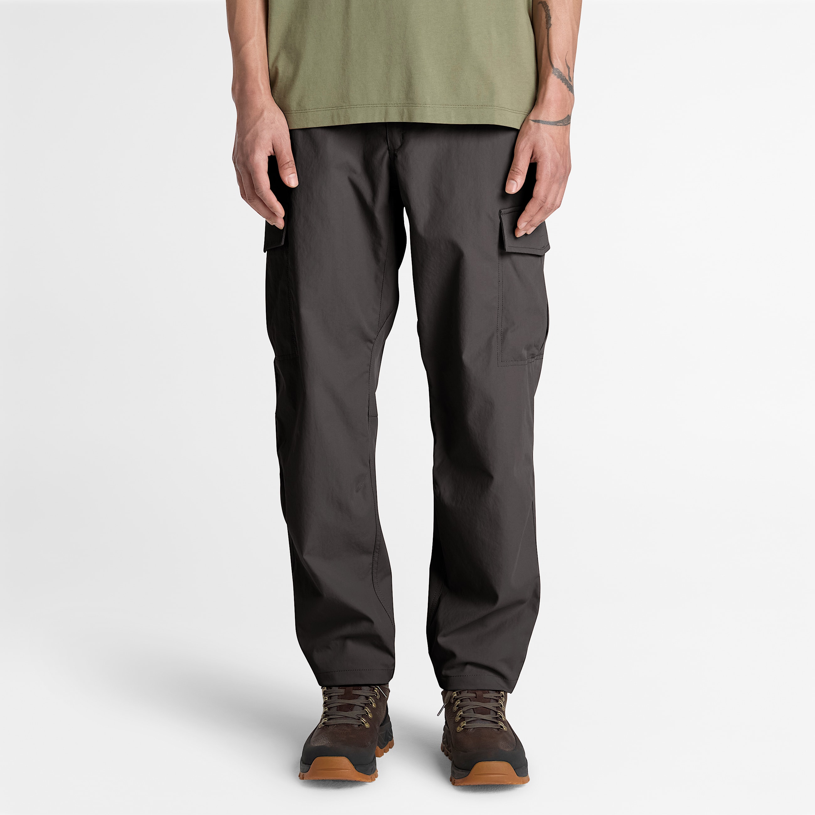 Mens QuickDry Stretch Cargo Pant TBL Vintage Black ALT1