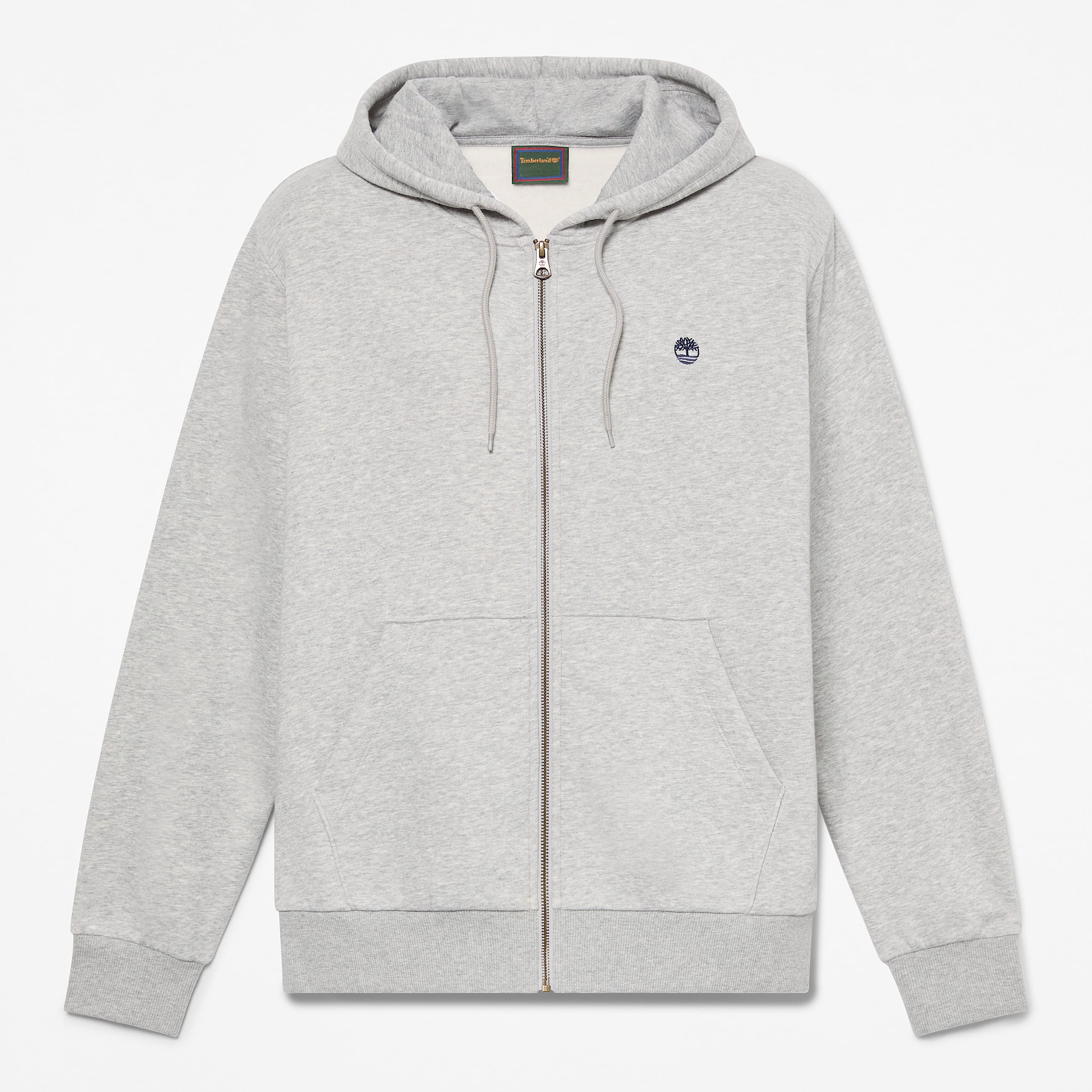 Haut  capuchon Oyster River  glissire avec logo pour hommes TBL Chin gris moyen HERO