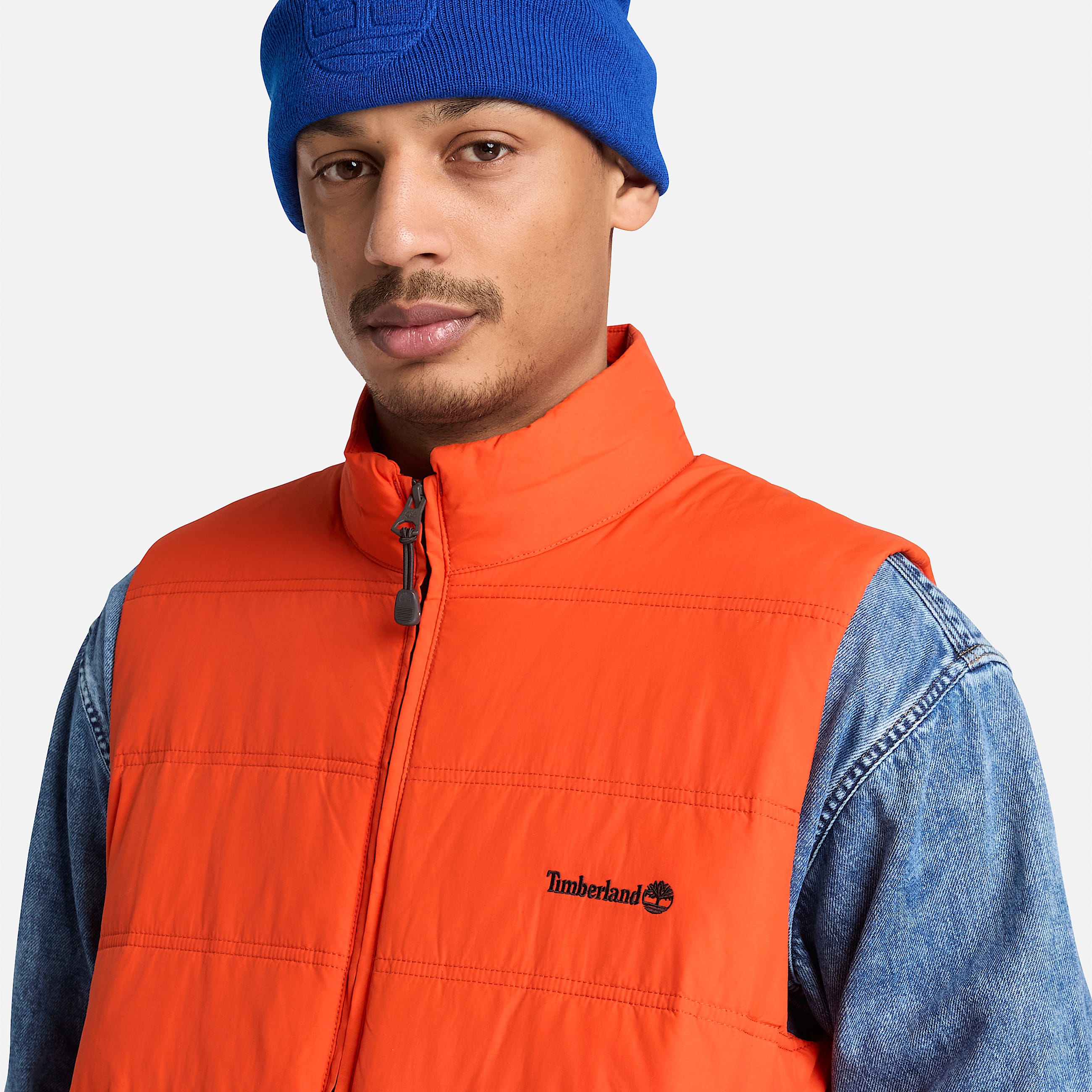 Mens Axis Peak Water Repellent Puffer Vest TBL Pureed Pumpkin ALT3