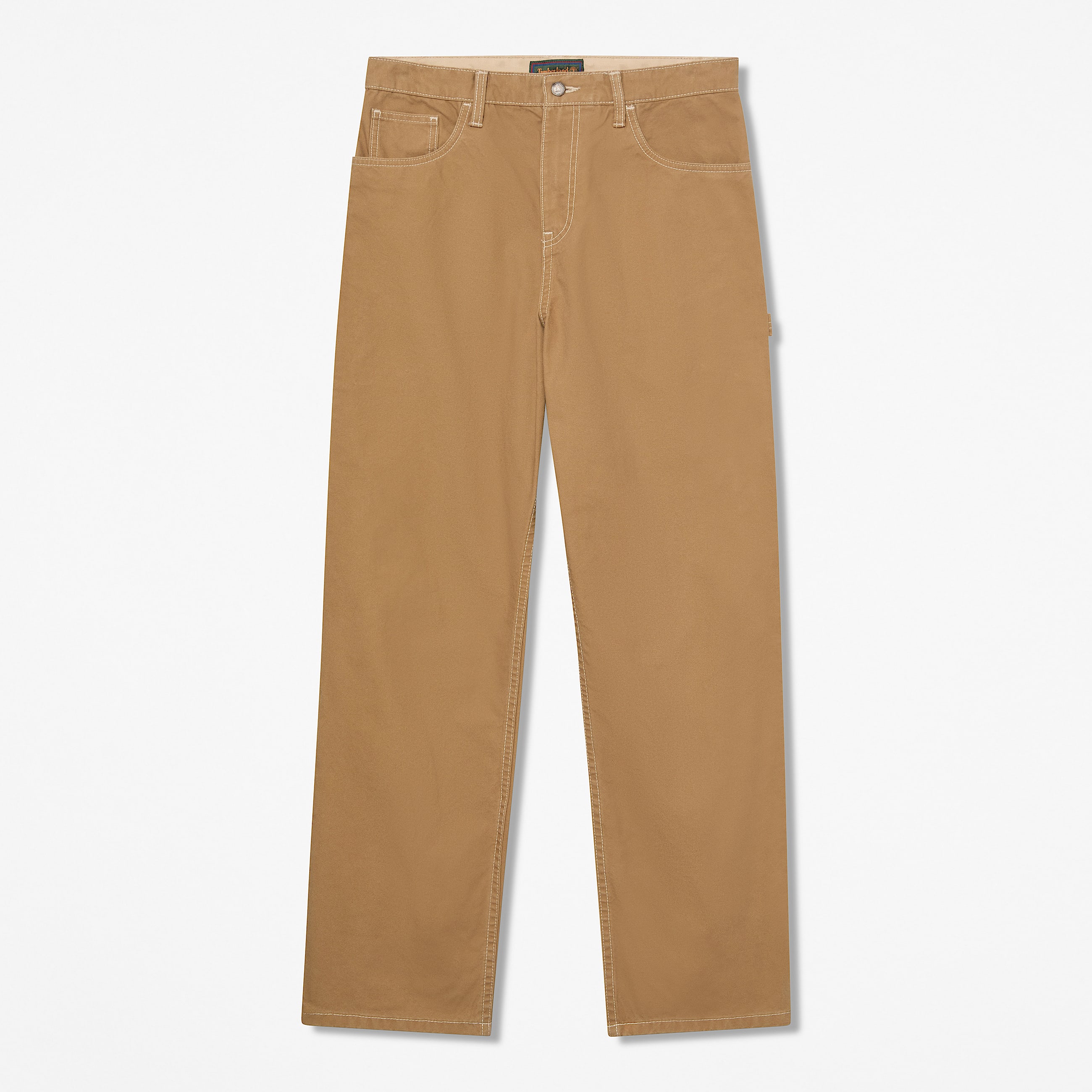 Mens Rindge Canvas Carpenter Pant TBL Medium Brown HERO