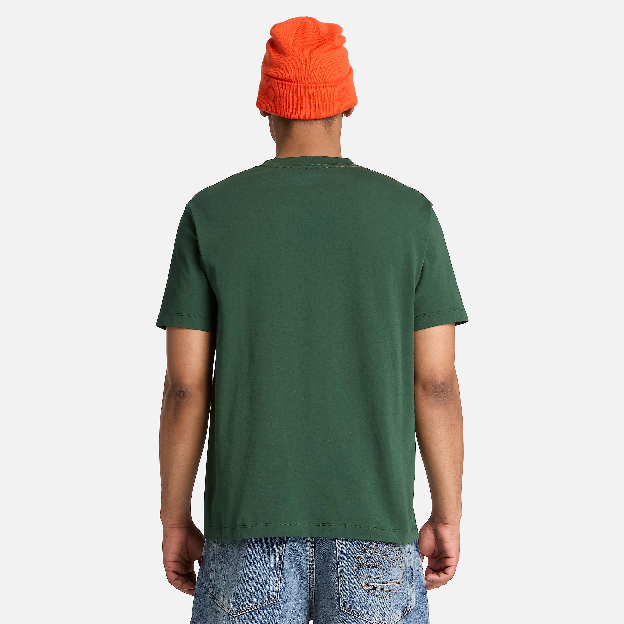 Mens Established 1973 Embroidered ShortSleeve TShirt TBL Sycamore ALT8