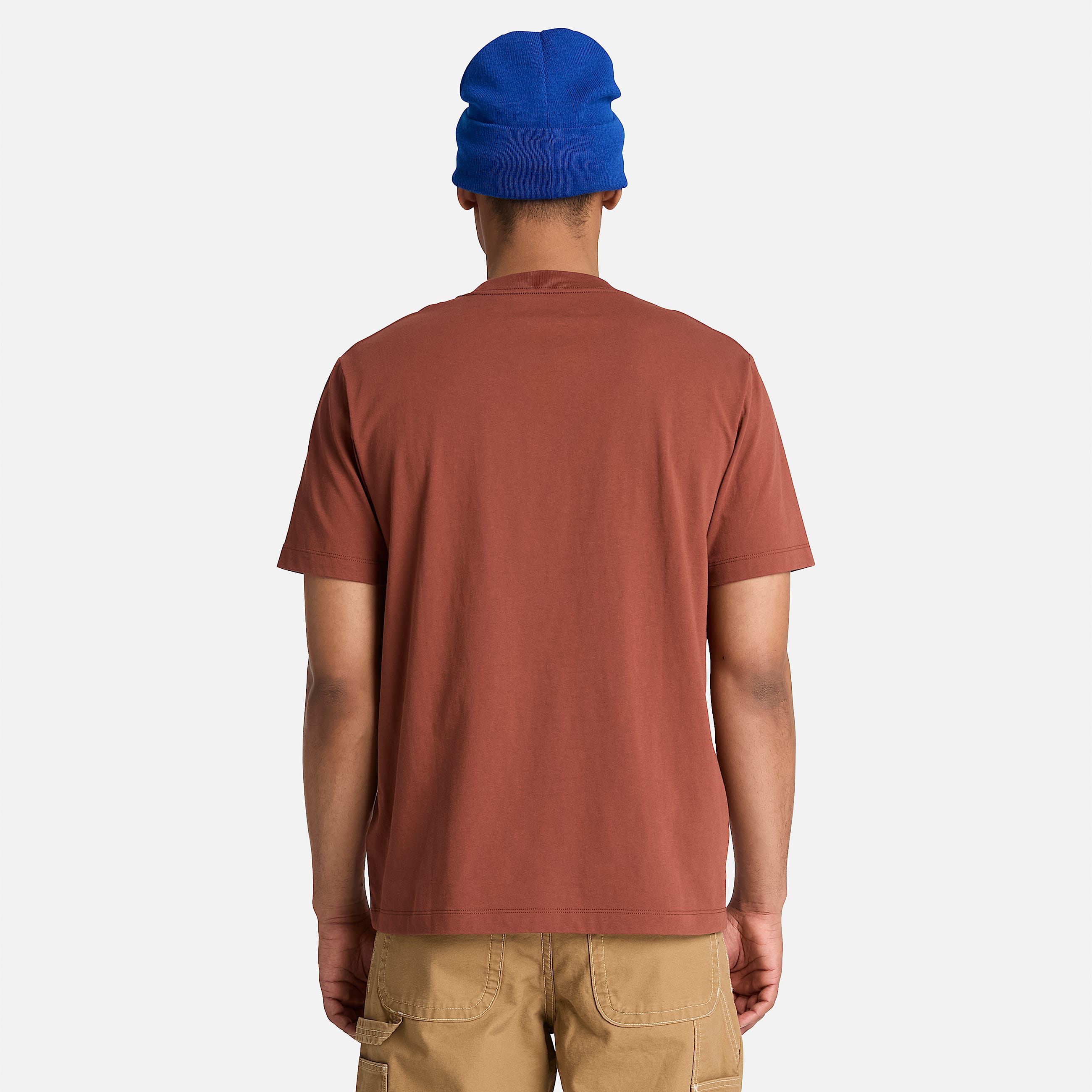 Mens Established 1973 Embroidered ShortSleeve TShirt TBL Brown ALT8