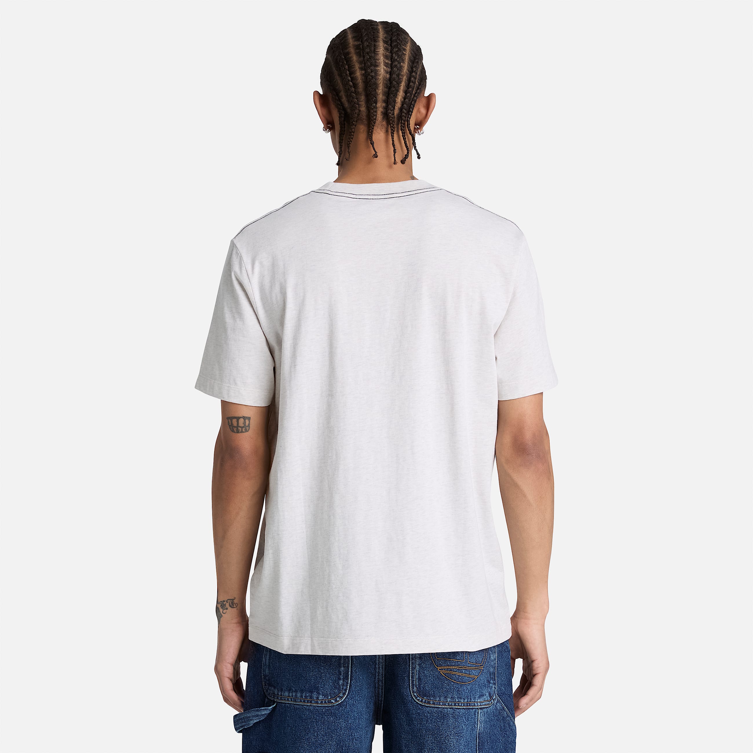 Mens Established 1973 Embroidered ShortSleeve TShirt TBL Light Oatmeal Heather ALT8