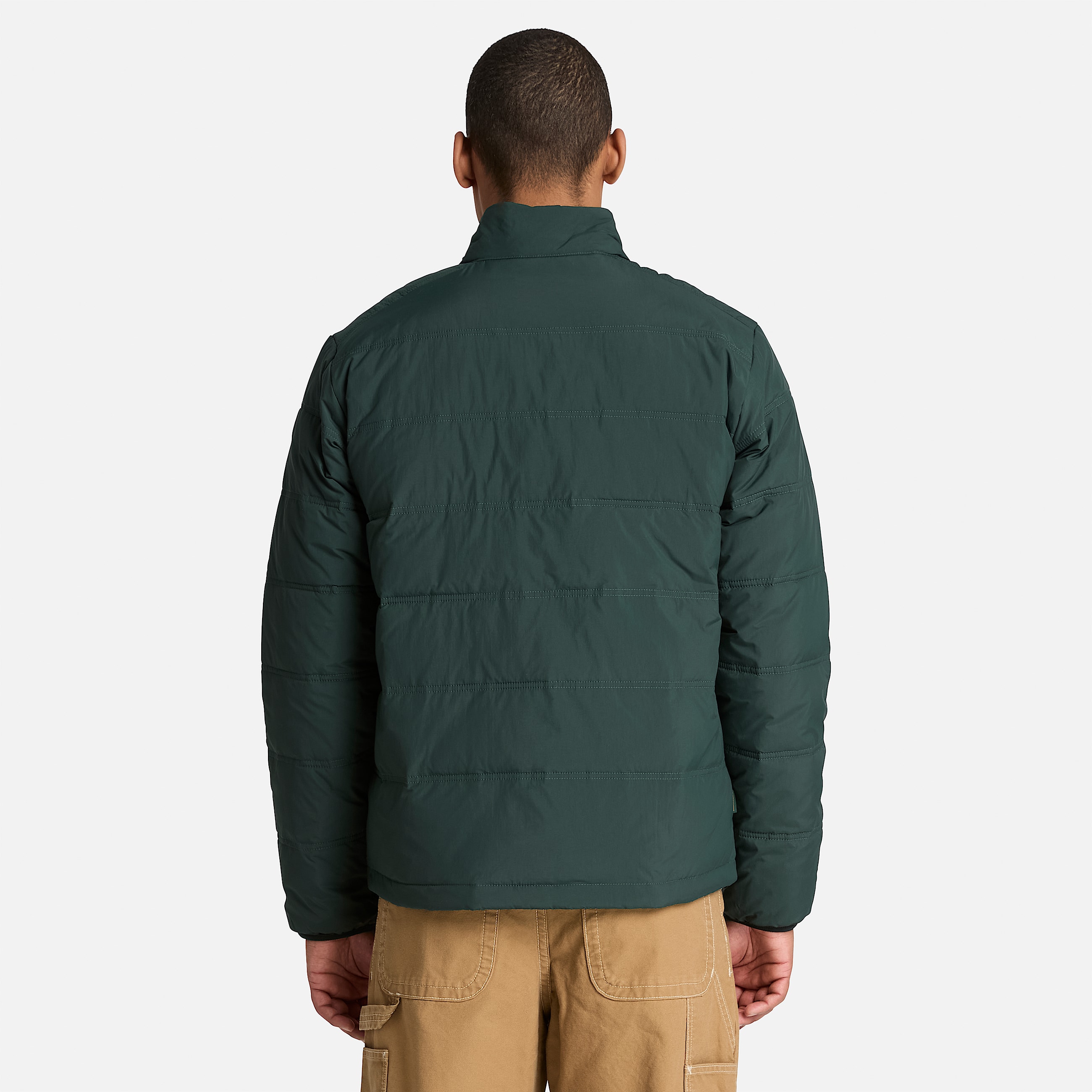 Mens Axis Peak Water Repellent Puffer Jacket TBL Dark Teal ALT8