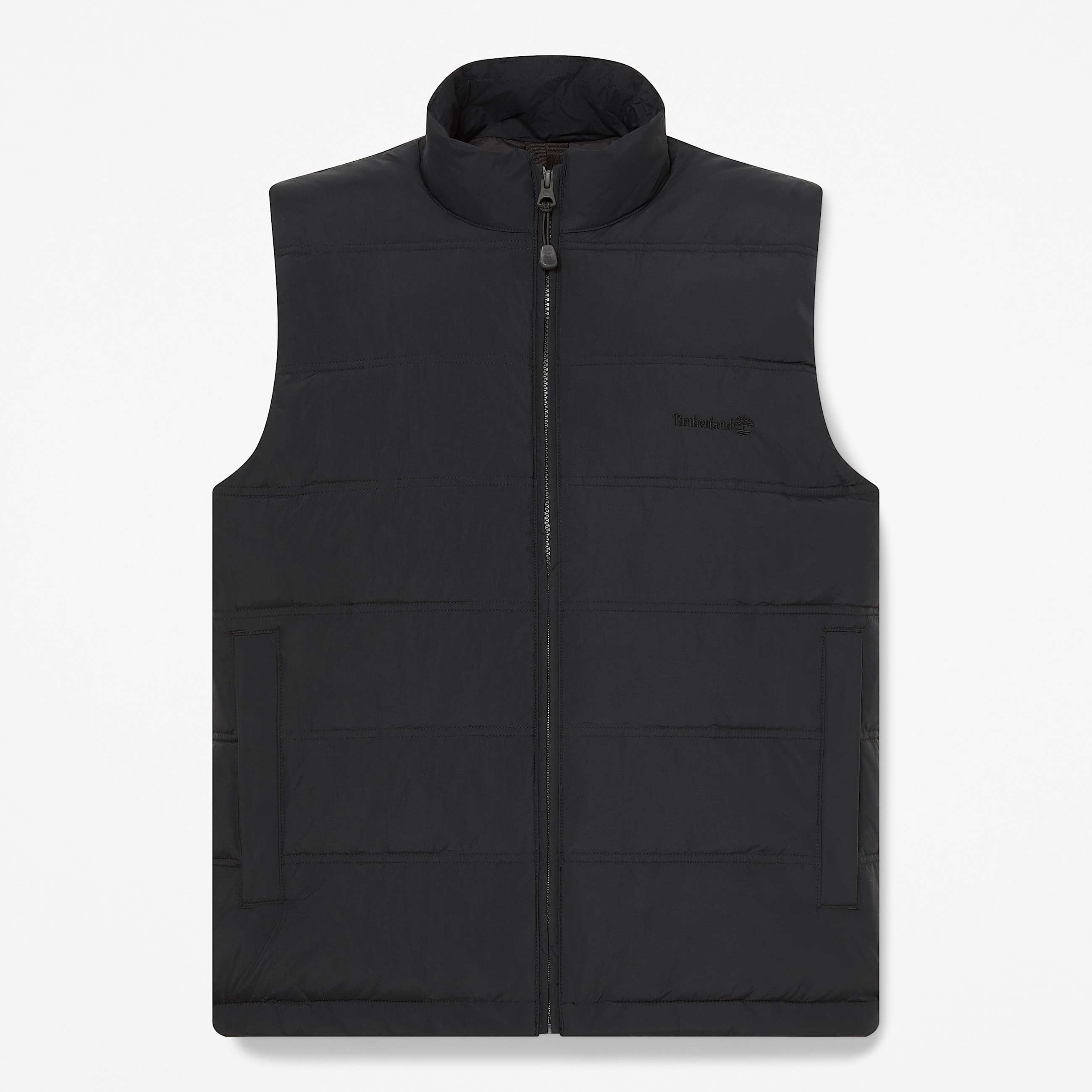 Mens Axis Peak Water Repellent Puffer Vest TBL Black HERO