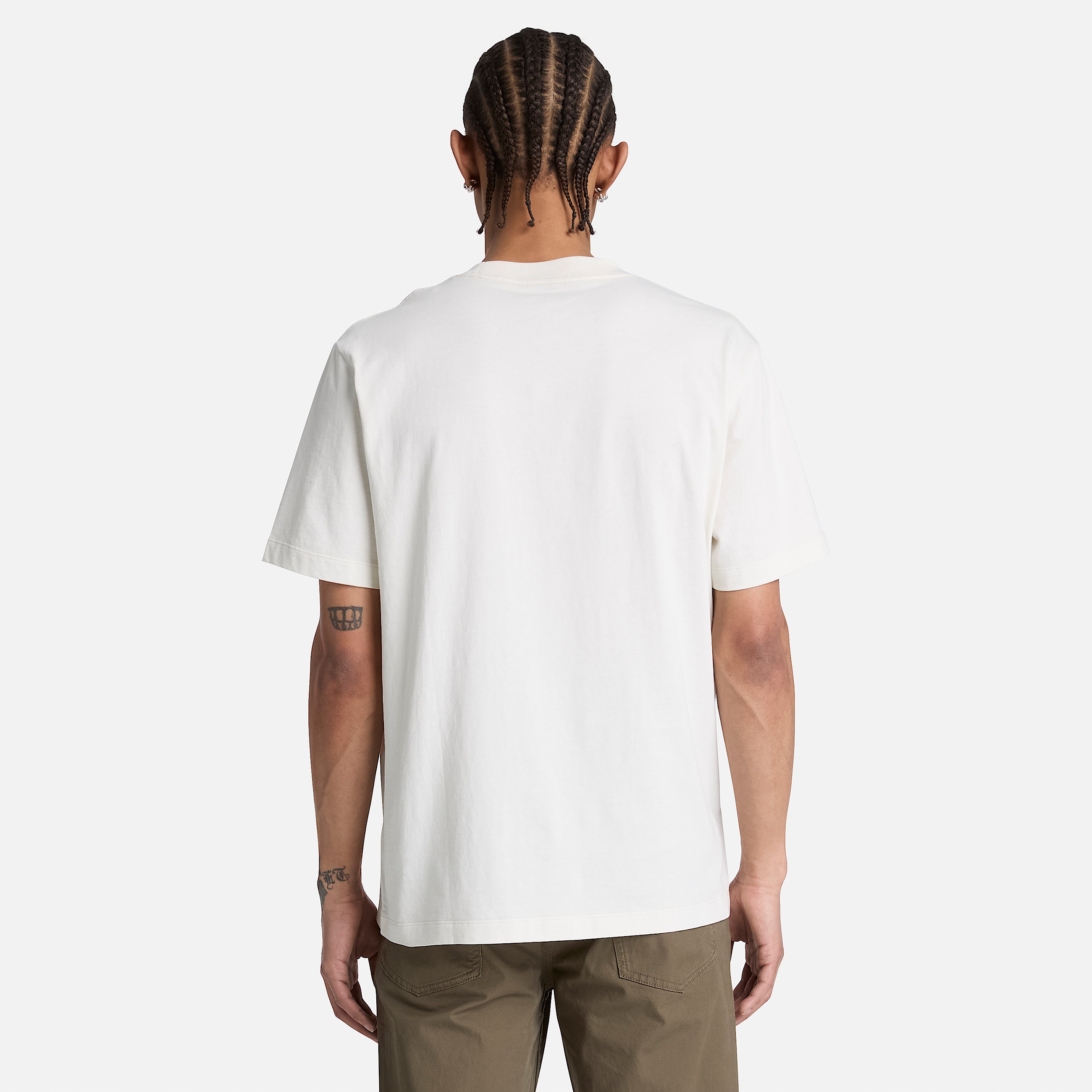 Mens Elements Graphic TShirt TBL Vintage White ALT8