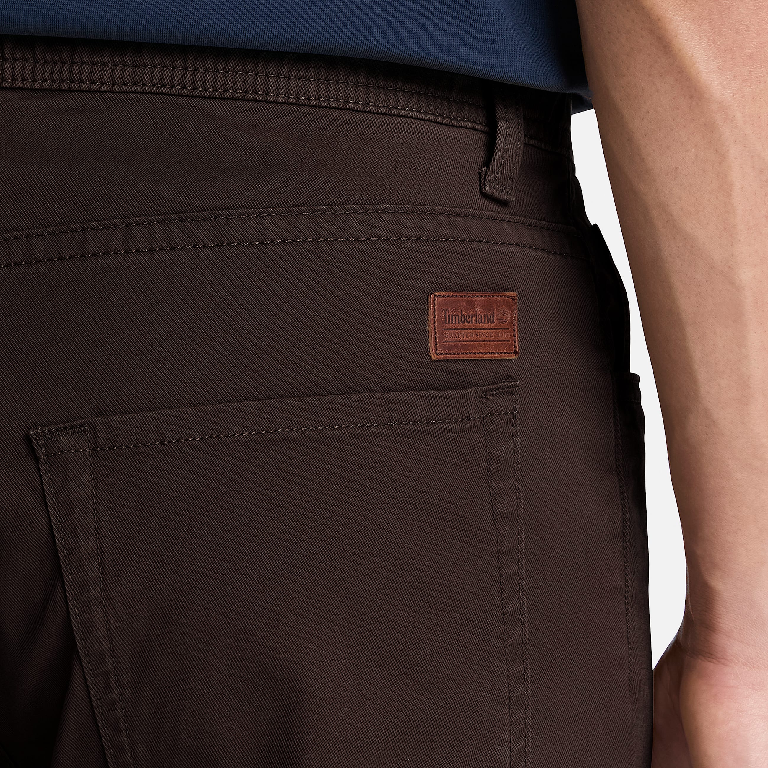 Mens Sandown Cavalry Twill Pant TBL Dark Brown ALT3