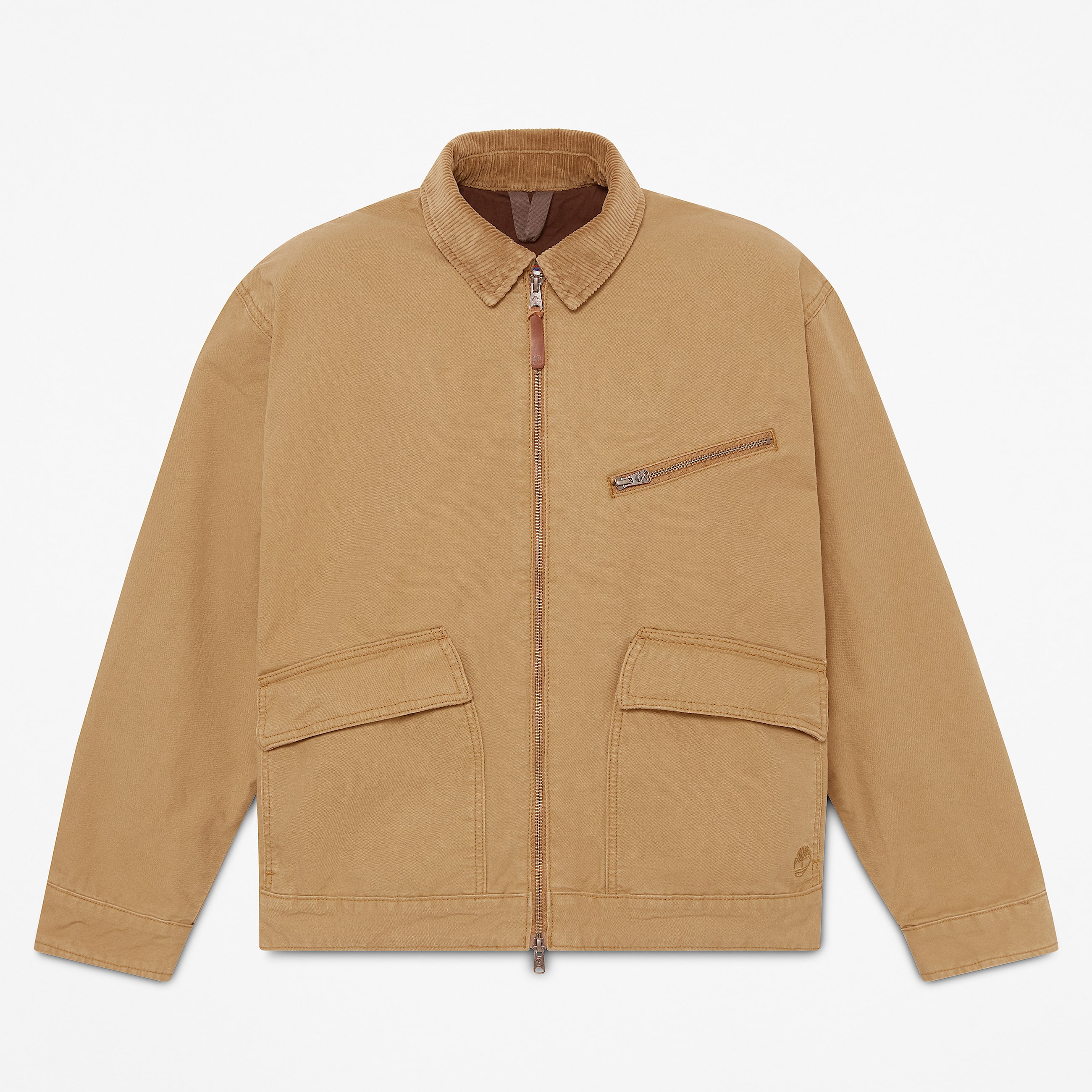 Mens Strafford Canvas Jacket TBL Medium Brown HERO