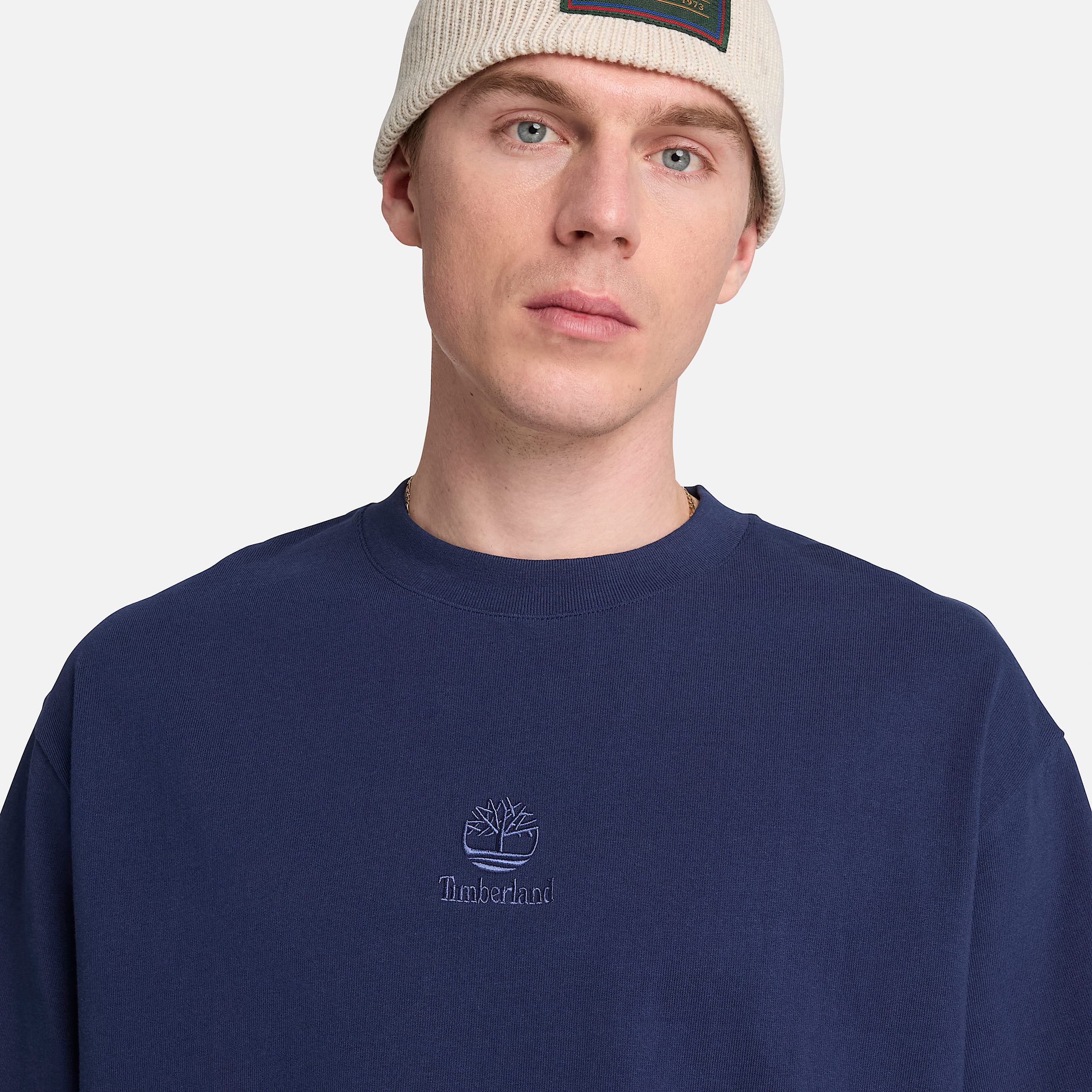 Mens Shorewood Heavyweight ShortSleeve TShirt TBL Dark Navy ALT3