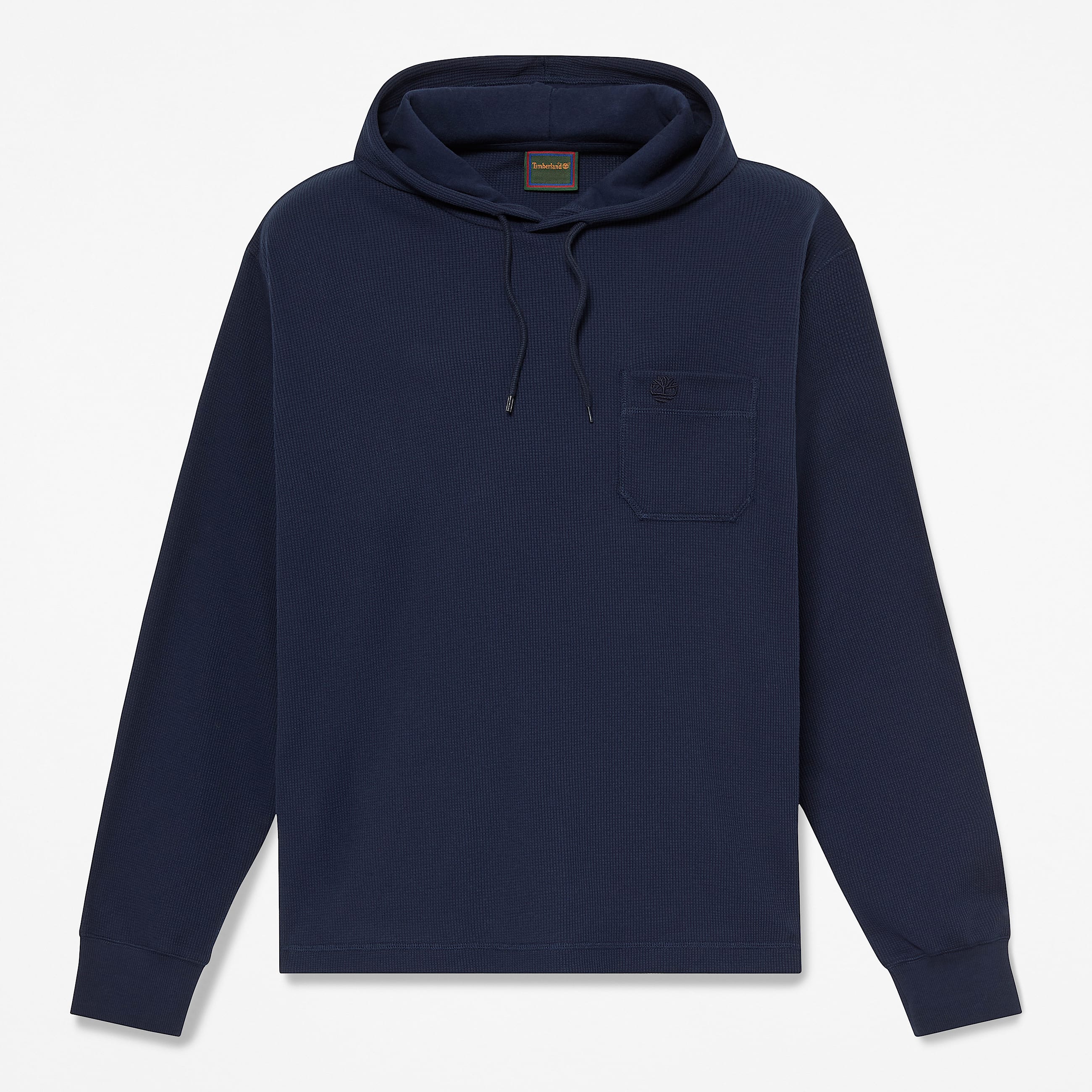 Sudadera con gorro Wharf River Waffle para Hombre TBL Zafiro oscuro HERO