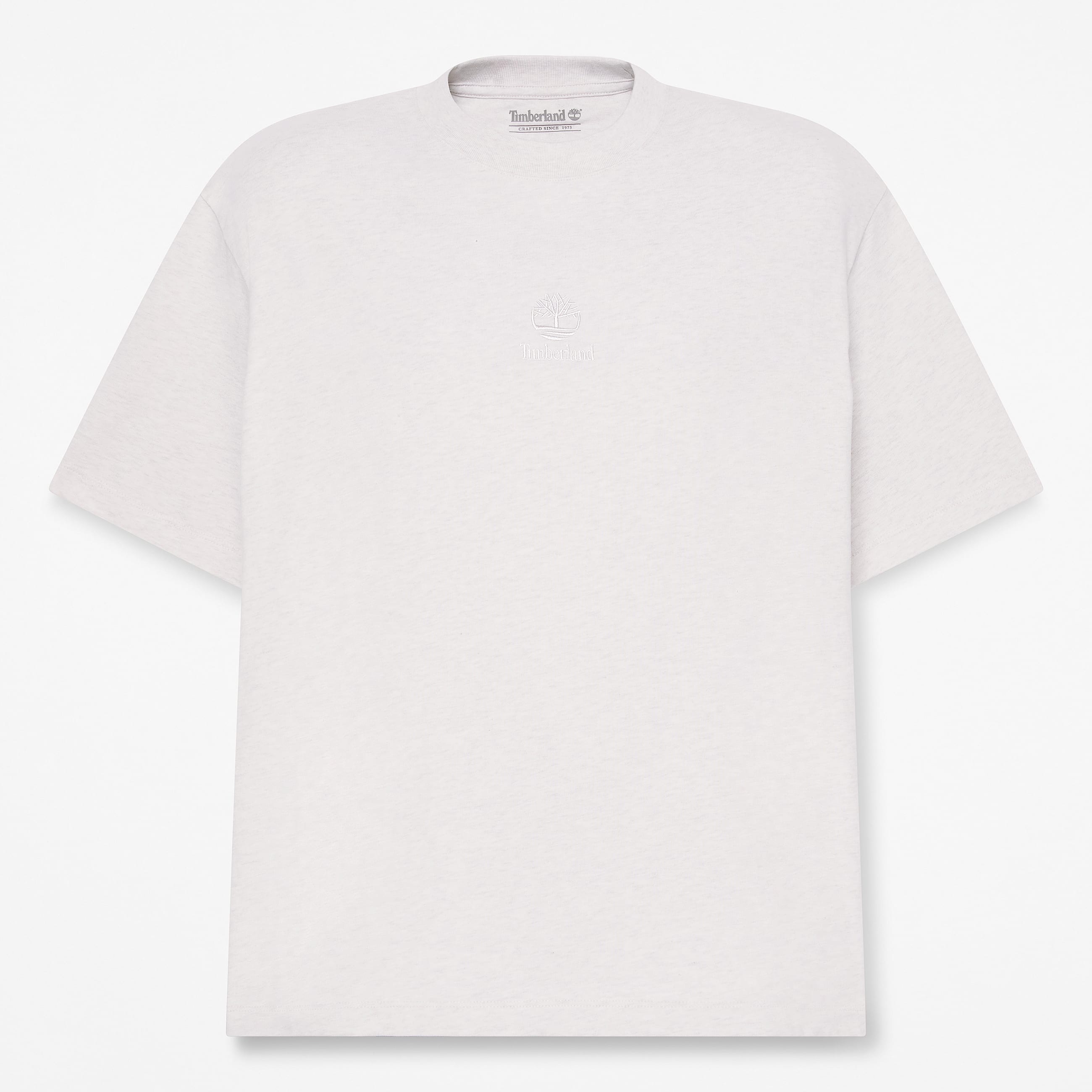Mens Shorewood Heavyweight ShortSleeve TShirt TBL Light Oatmeal Heather HERO