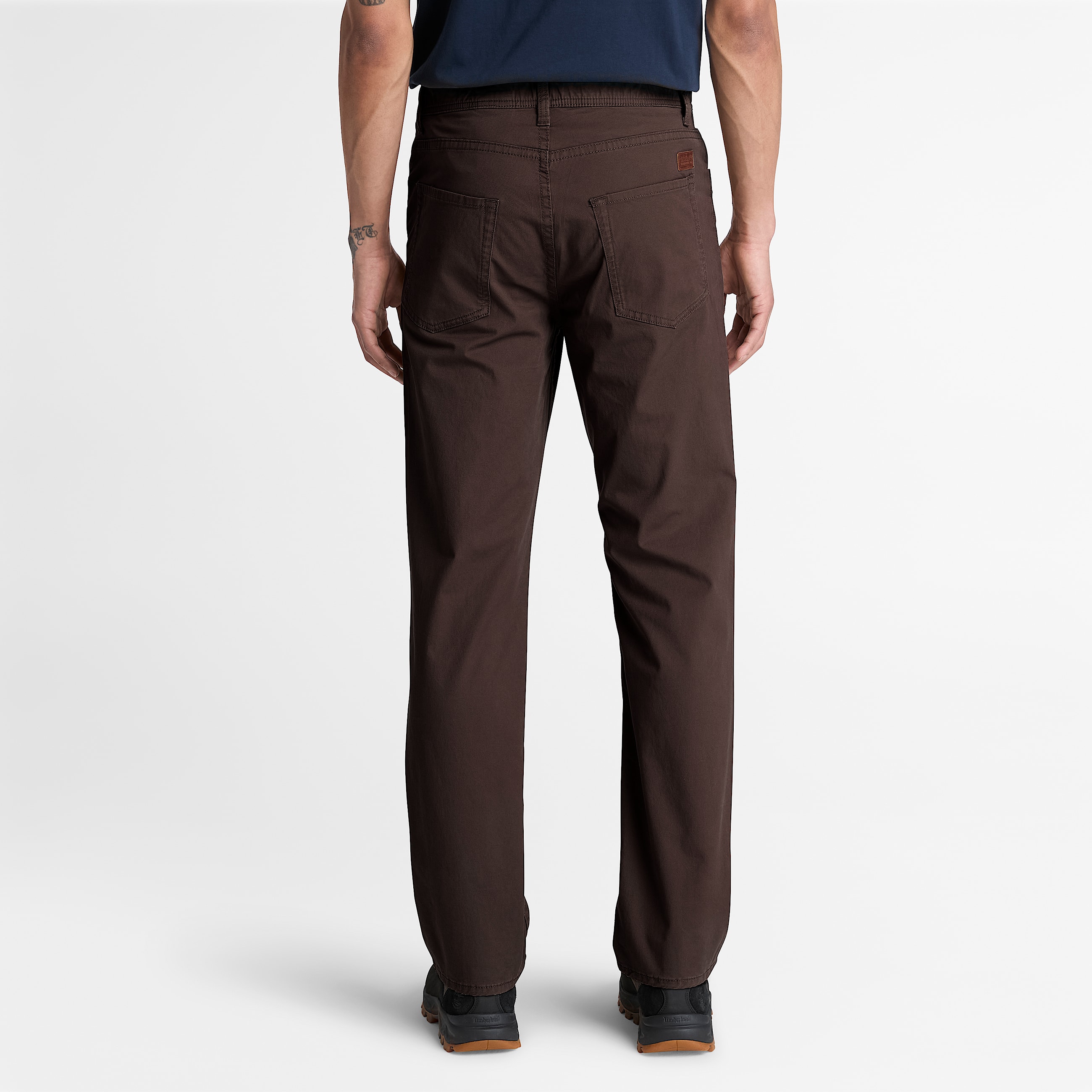 Mens Sandown Cavalry Twill Pant TBL Dark Brown ALT8