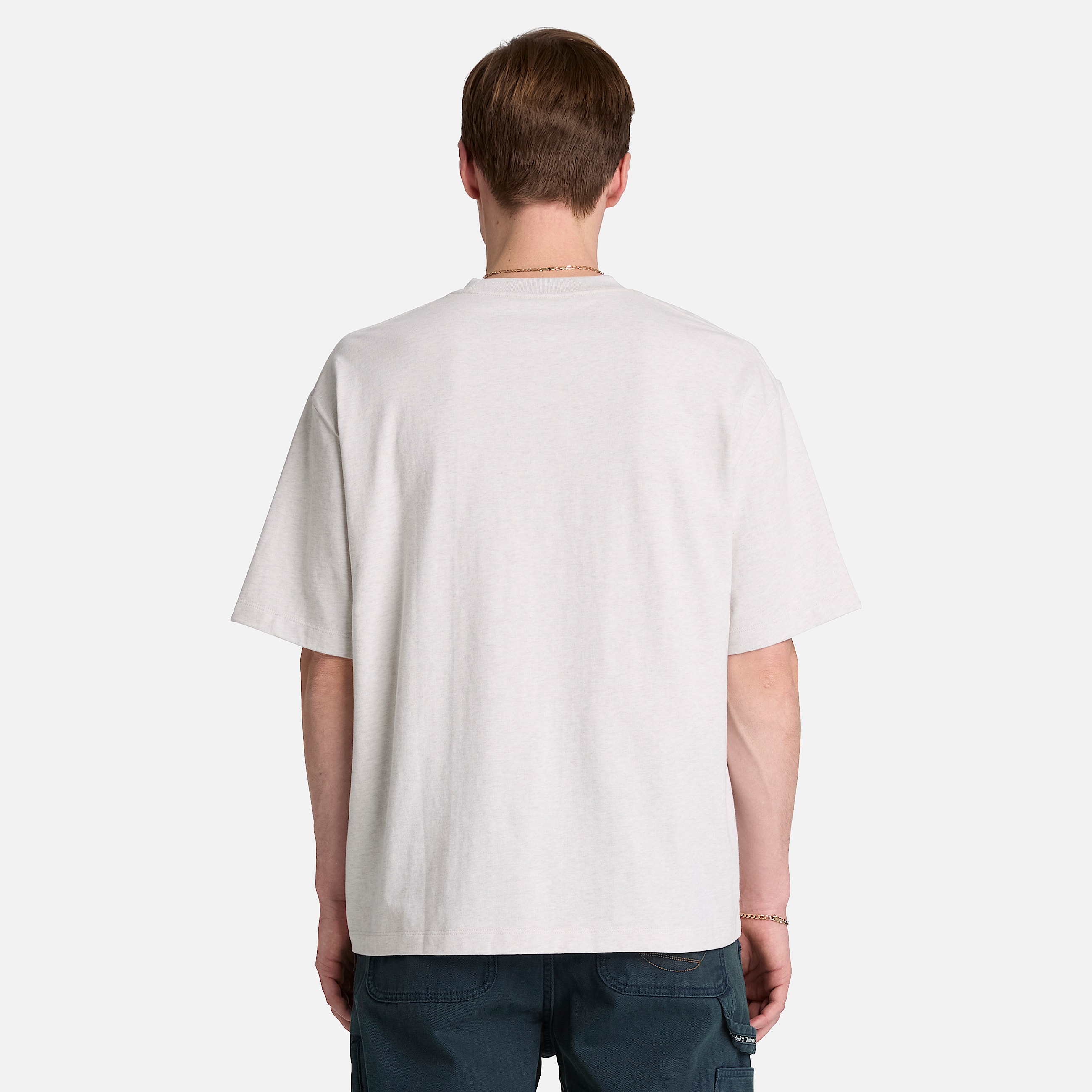 Mens Shorewood Heavyweight ShortSleeve TShirt TBL Light Oatmeal Heather ALT8