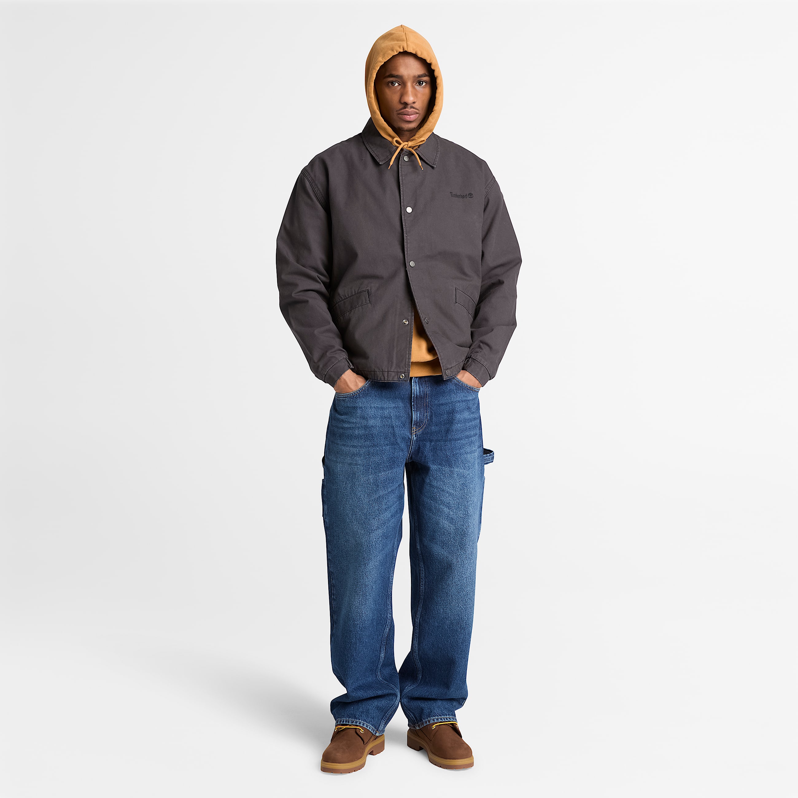 Mens Strafford Canvas Jacket TBL Vintage Black ALT2