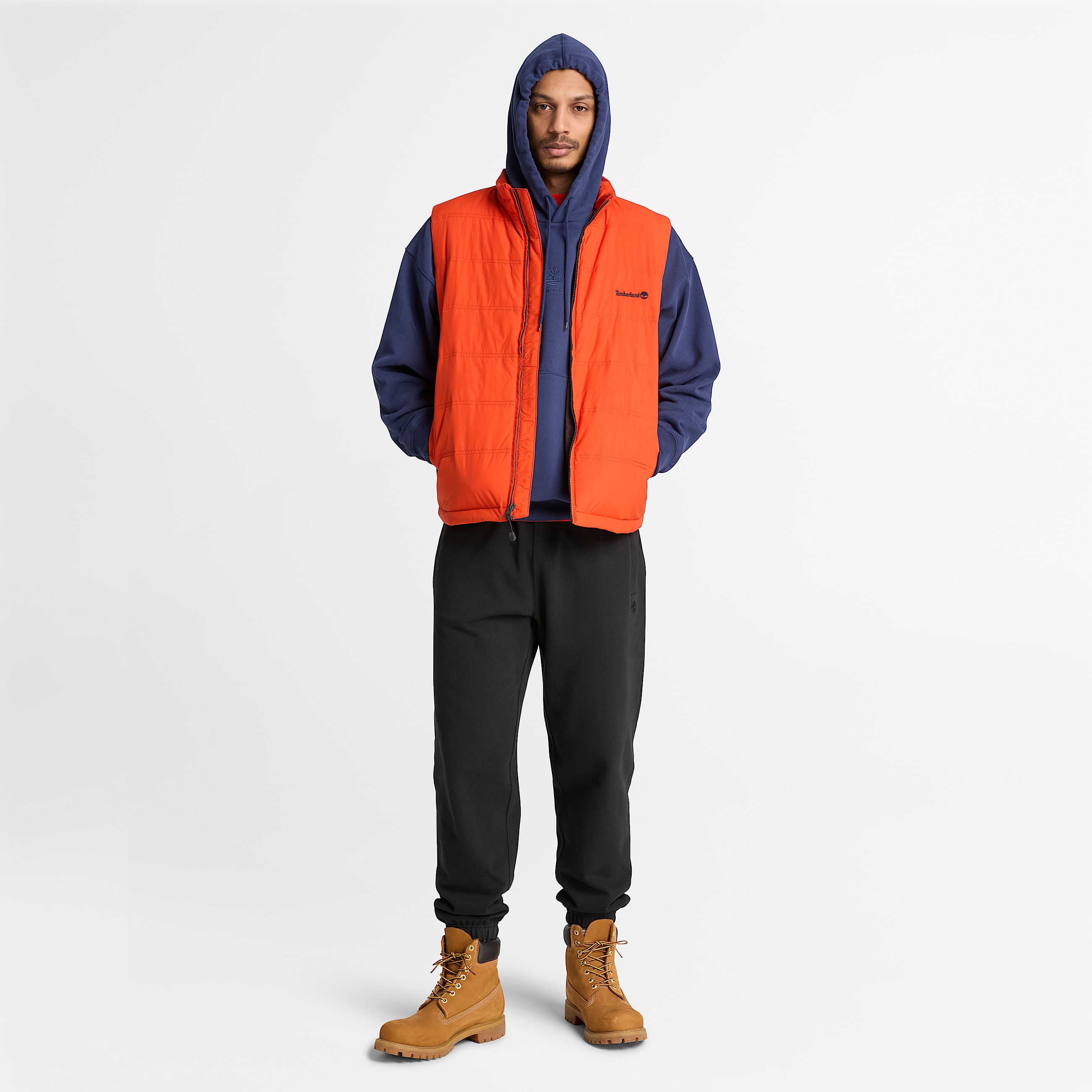 Mens Shorewood Heavyweight Core Hoodie TBL Dark Navy ALT2