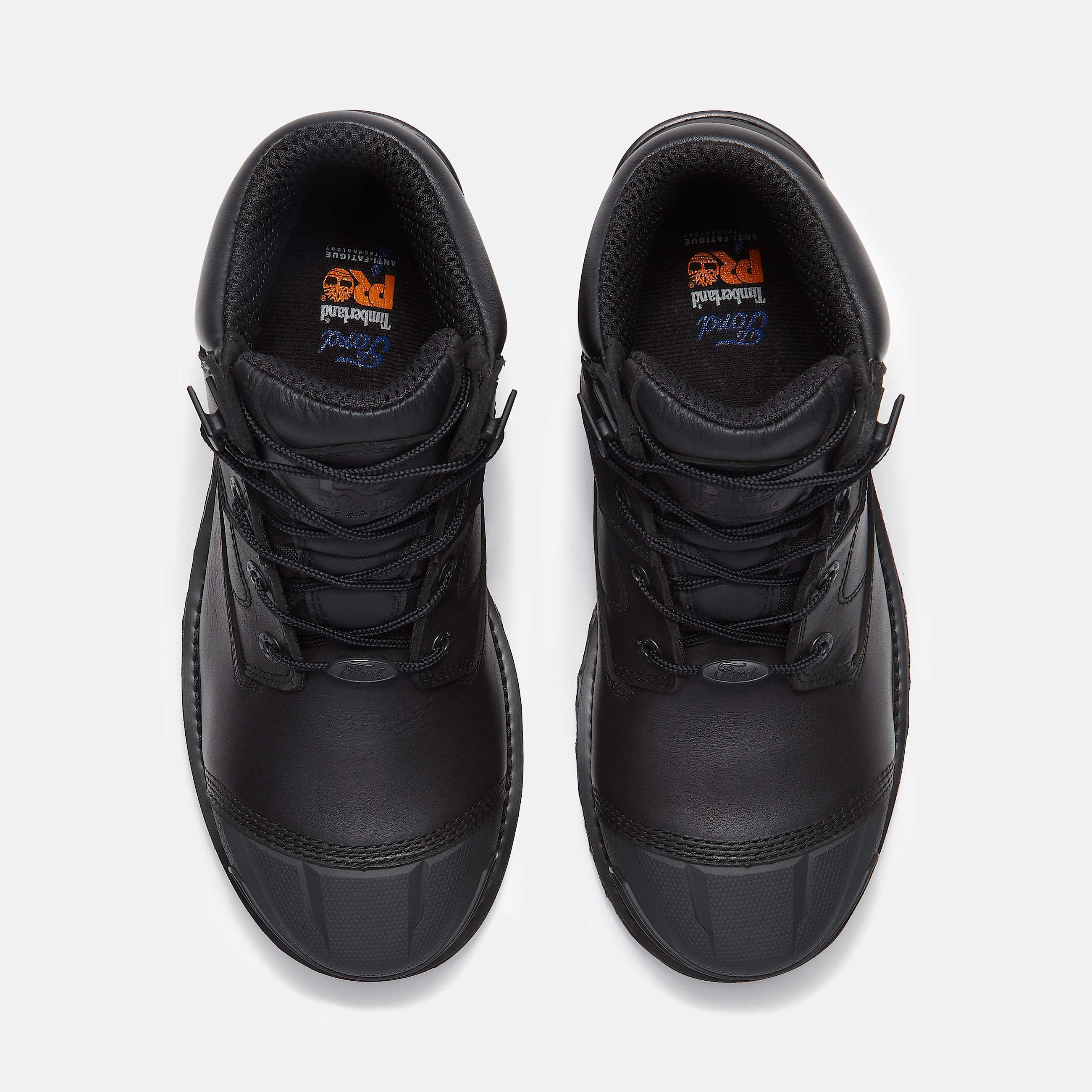 Botas de trabajo impermeablesTimberland PRO x Ford Boondock de 6 pulgadas con puntera compuesta para Hombre TBL Negro ALT2