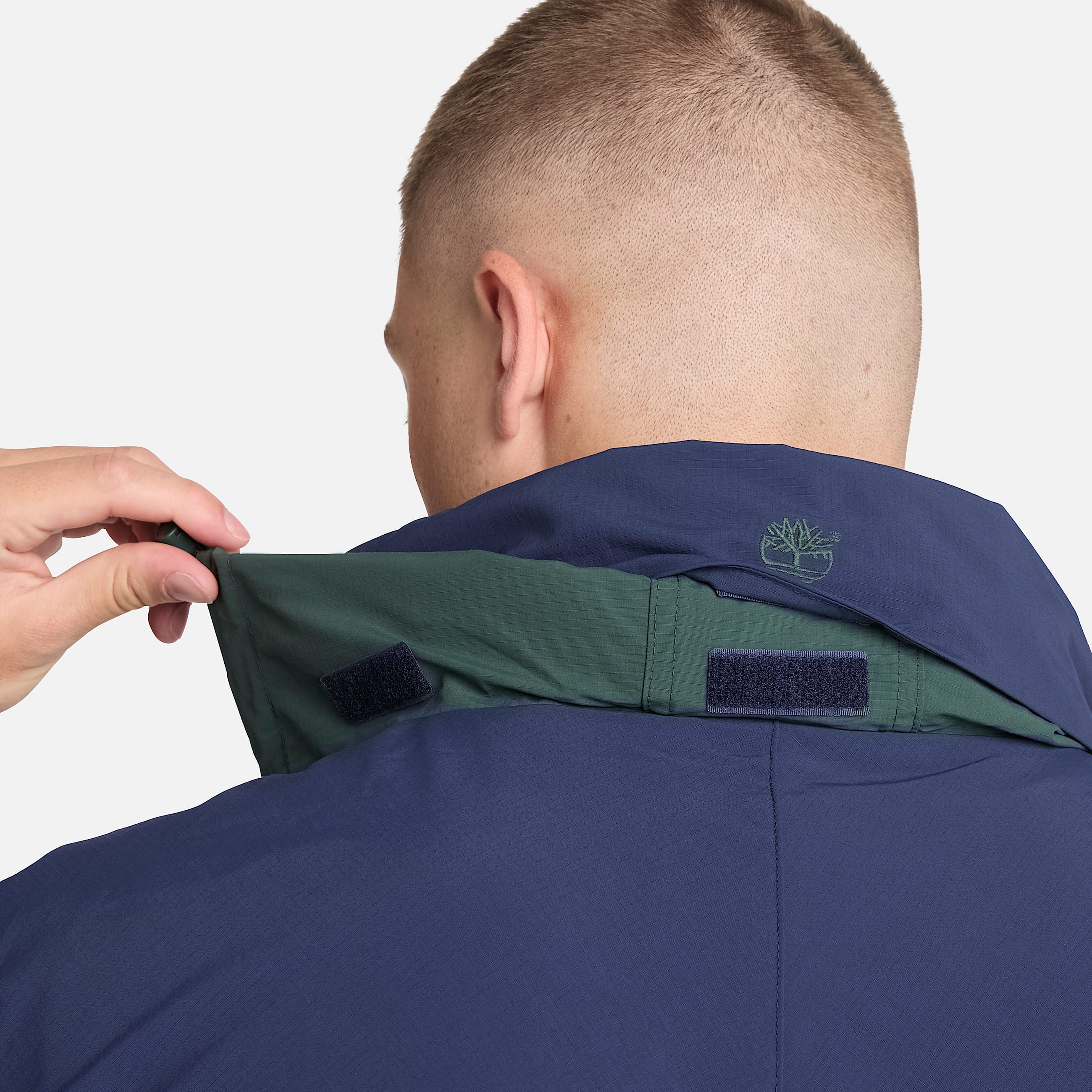 Timberland x BEAMS Nylon Zip Up Convertible Jacket TBL Dark Navy ALT6