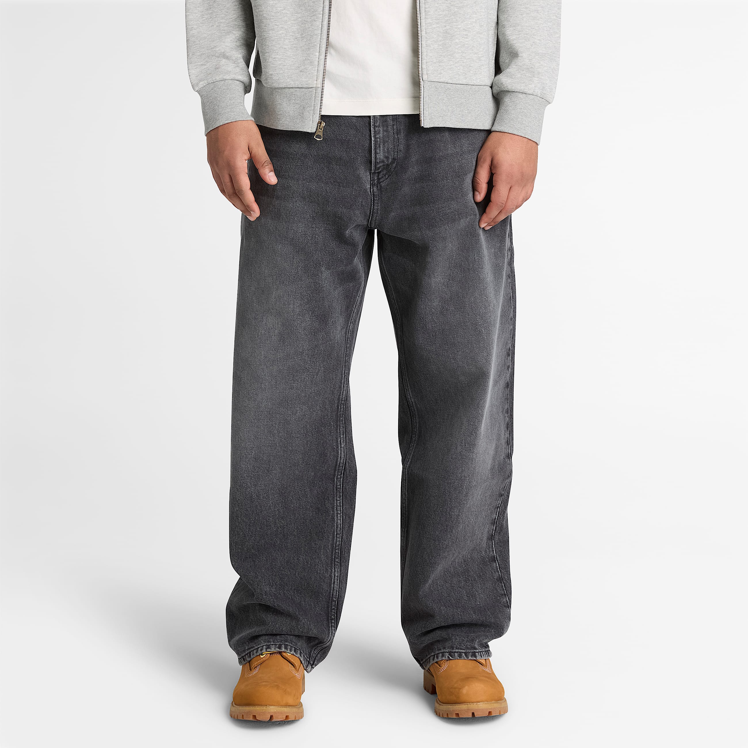 Mens Baggy Denim Pant TBL Black Forest Wash ALT1