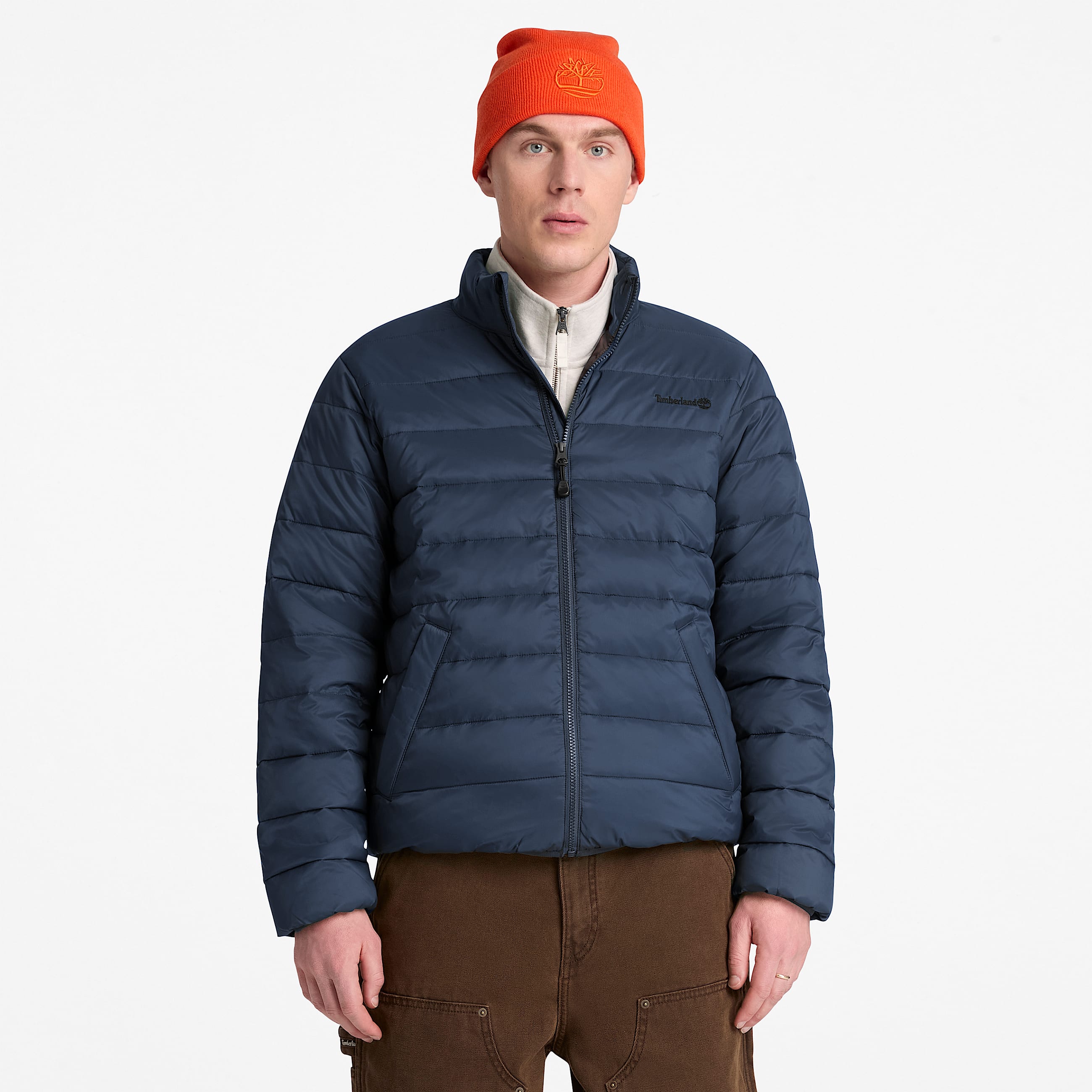 Mens Lightweight Puffer Jacket TBL Dark Sapphire ALT1