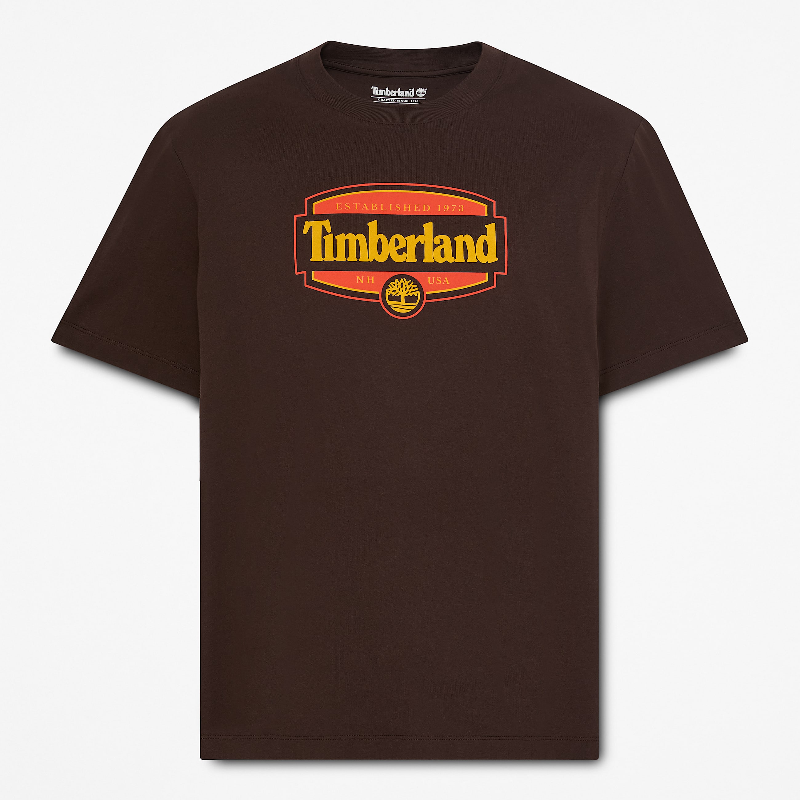 Mens Heritage Seal ShortSleeve TShirt TBL Dark Brown HERO