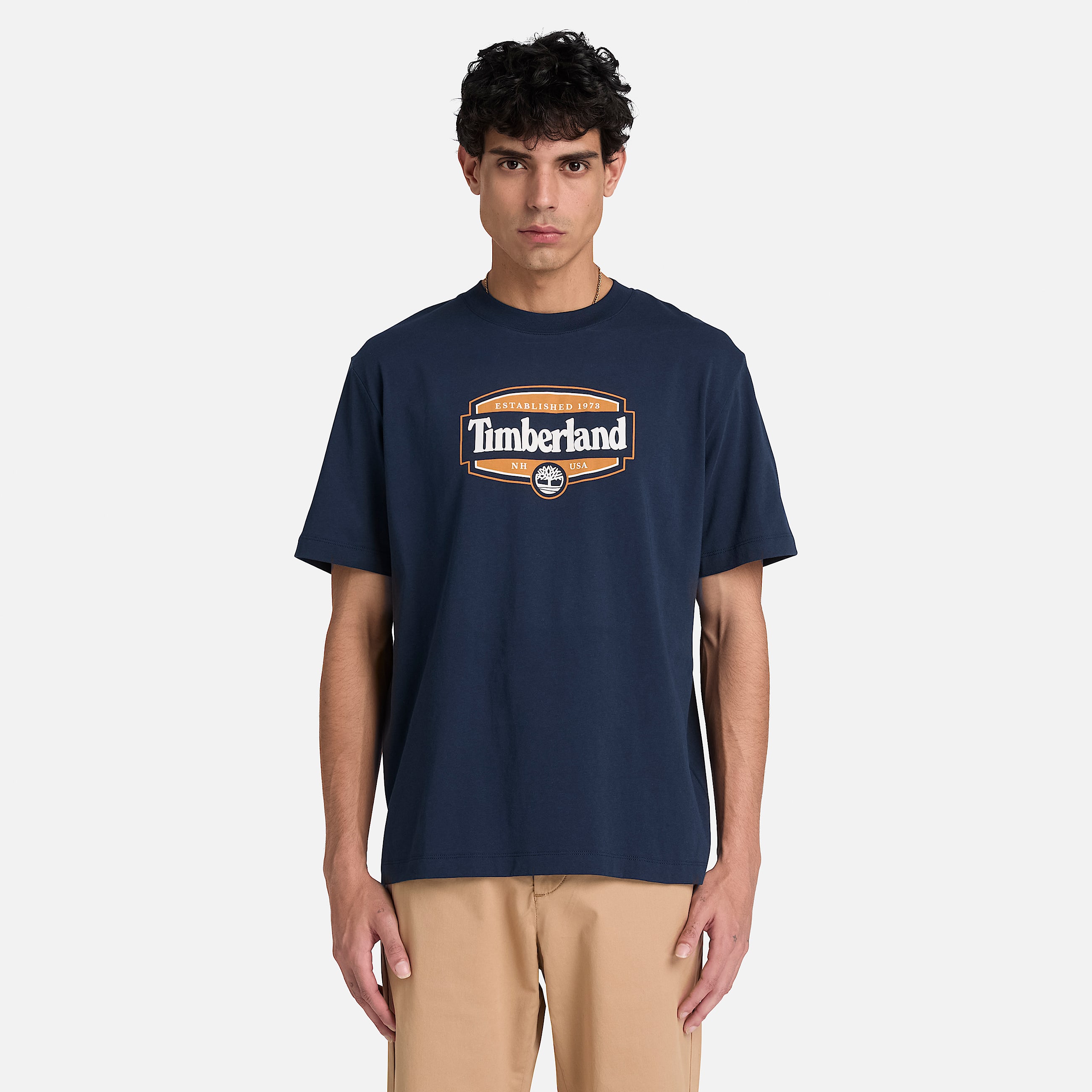 Mens Heritage Seal ShortSleeve TShirt TBL Dark Sapphire ALT1