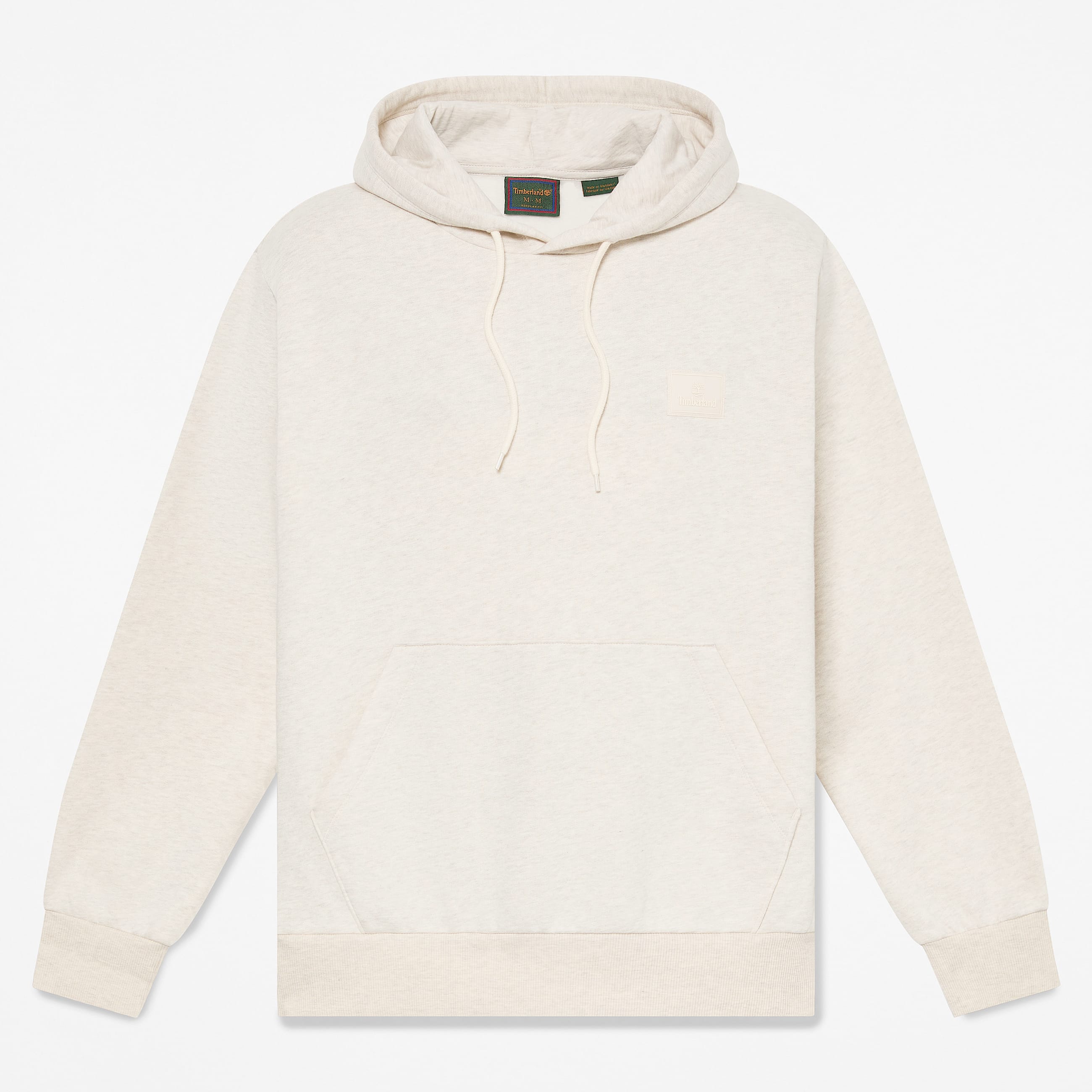 Mens Silicon Badge Hoodie TBL Light Oatmeal Heather HERO